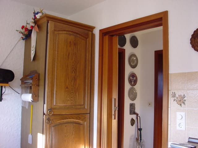 Küche in der Ferienwohnung Beroma