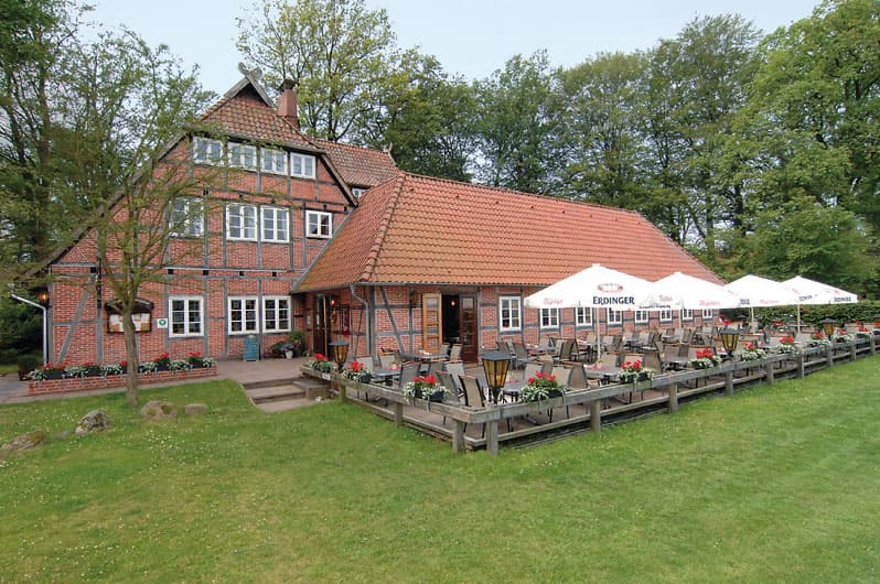 Außenansicht Gasthaus "Zum Heidemuseum"