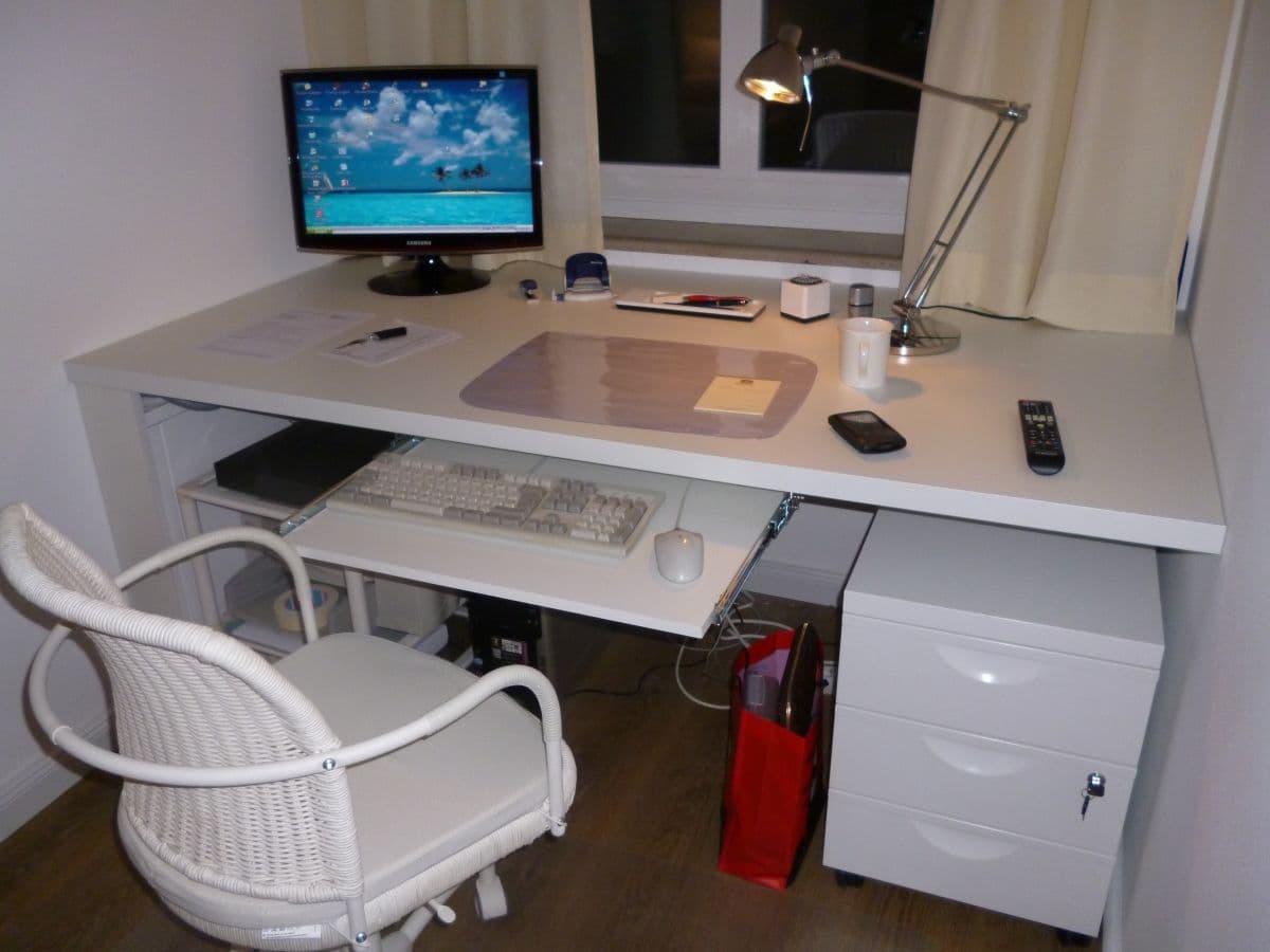 Kleines Büro in der Ferienwohnung Hamburg Rosengarten