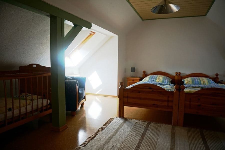 Schlafzimmer der Ferienwohnung Kunert Lachendorf