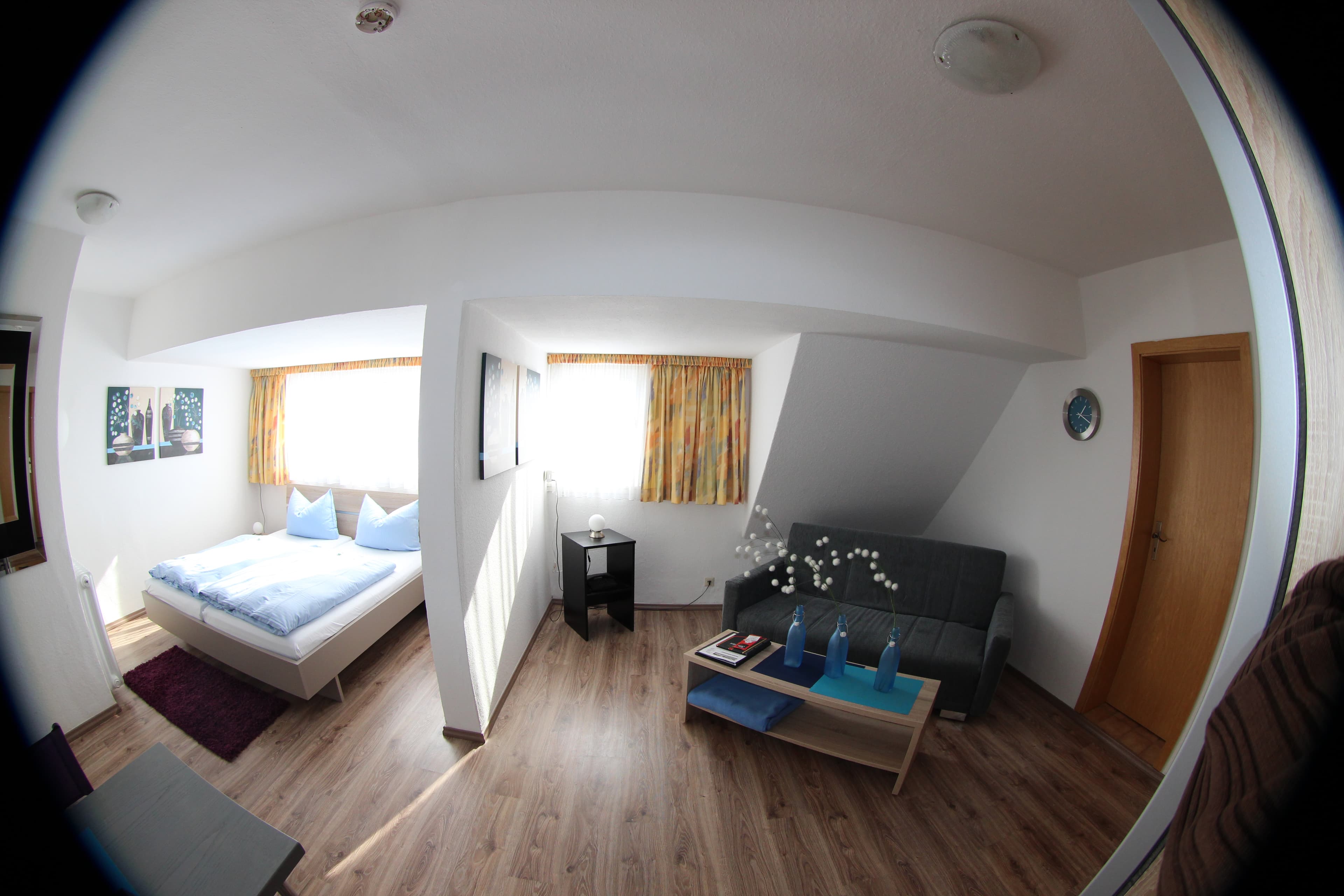 Doppelzimmer in dem Hotel Stadt Munster in Munster