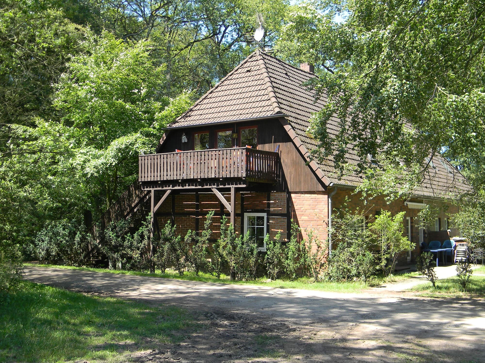 Außenansicht der Wohnungen 7 und 8 der Ferienwohnungen Gut Grasbeck in Walsrode