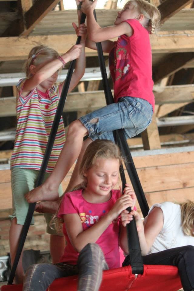 Strohscheune auf der Kleinen Farm und Co in Tostedt