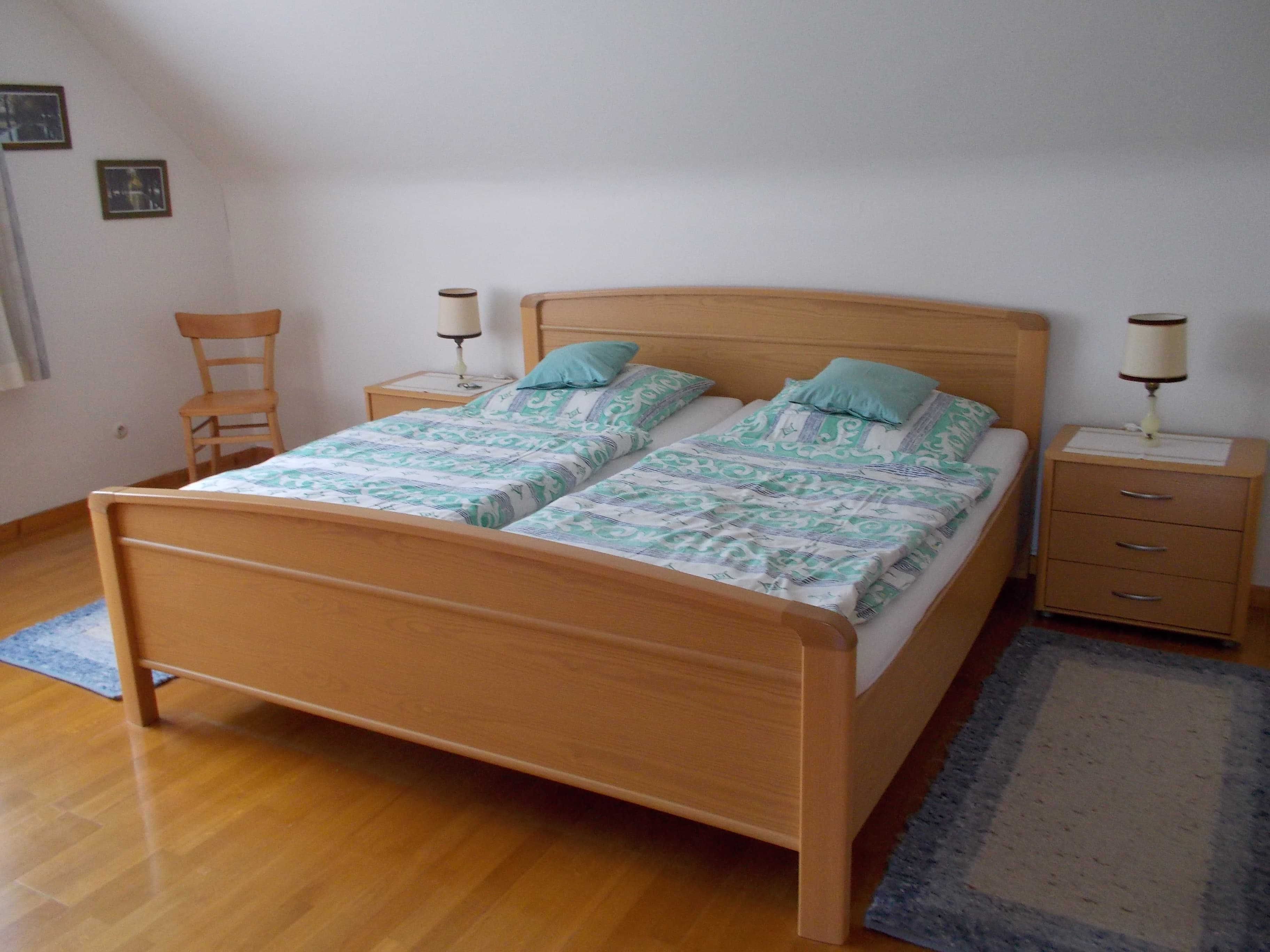 Schlafzimmer Whg 2 Ferienwohnung Dr. Brusche