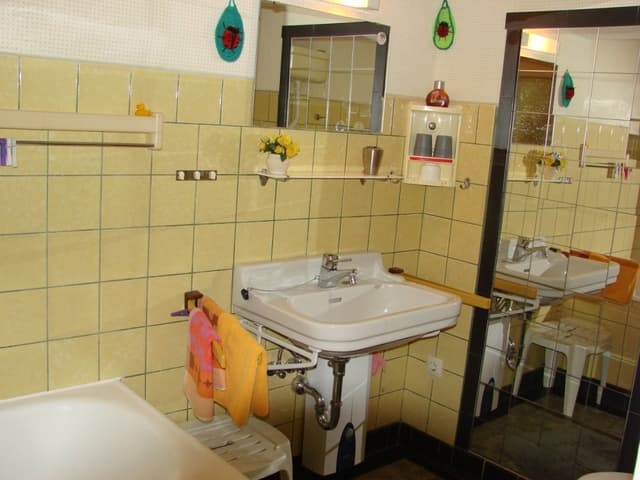 Badezimmer Whg Klein Ferienwohnungen Kramp-Lindhorst