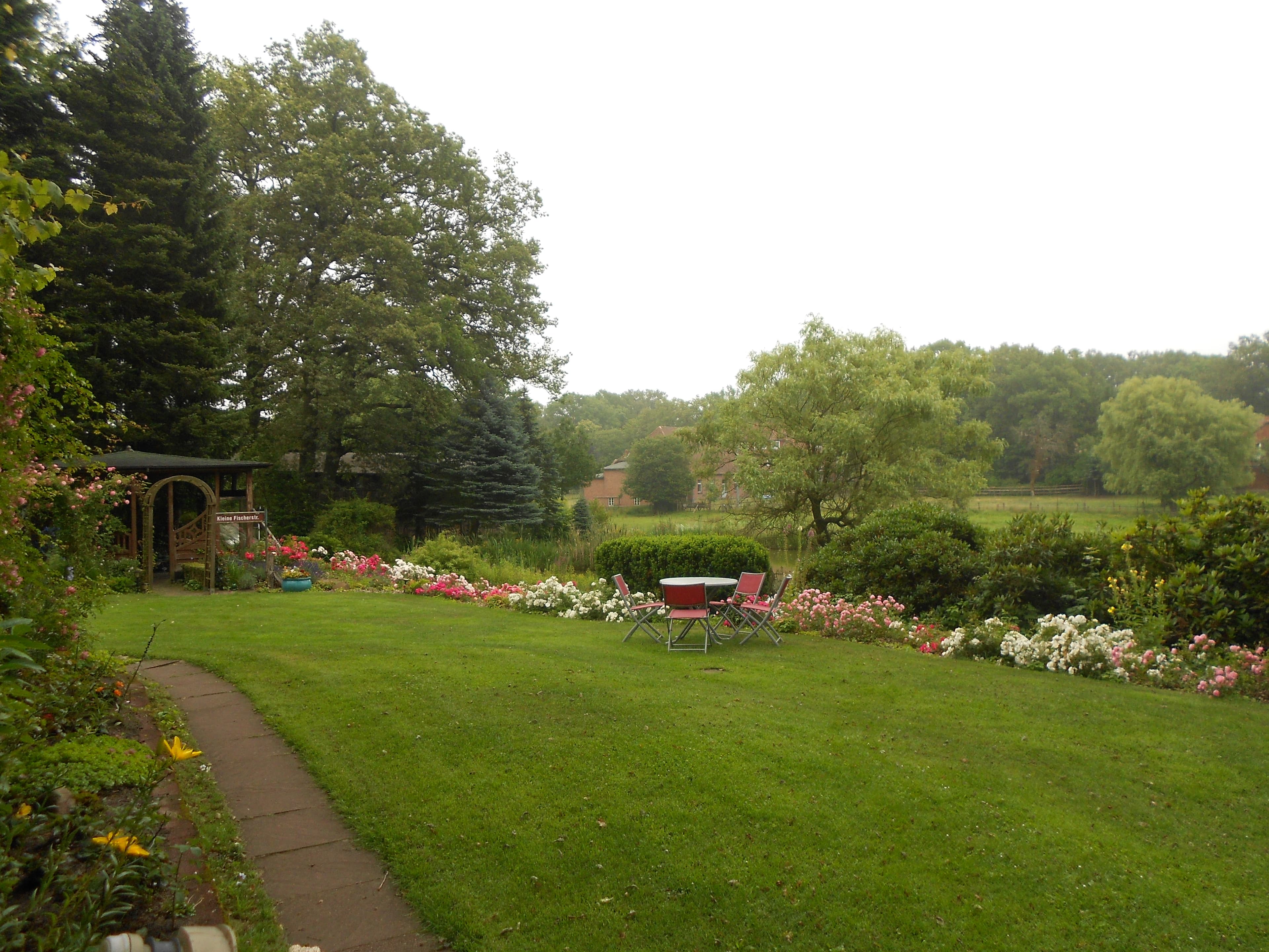Garten der Ferienwohnung Marietta in Bispingen