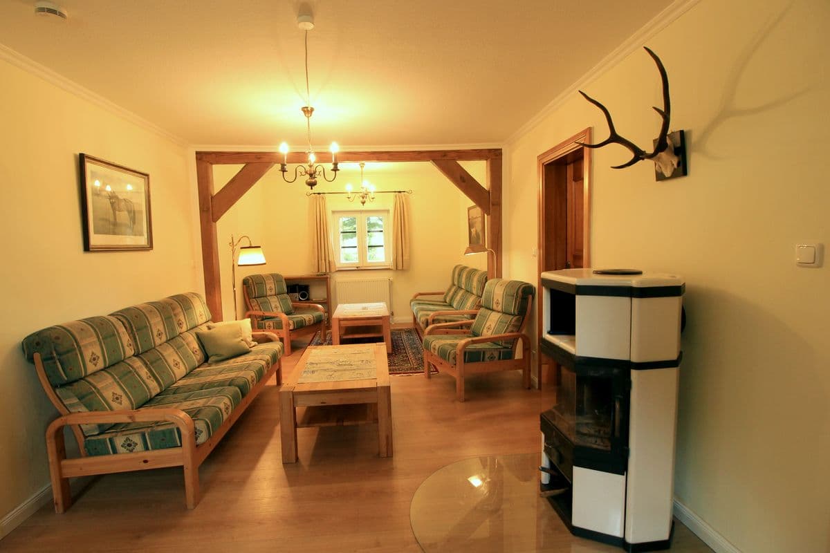 Ferienhaus Backhaus Wohnzimmer