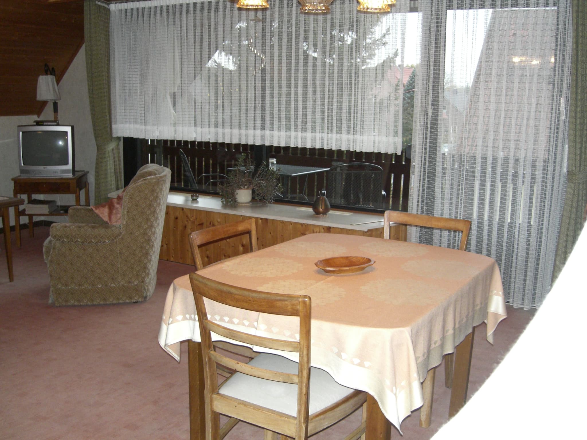 Wohnzimmer Ferienwohnung Bruns