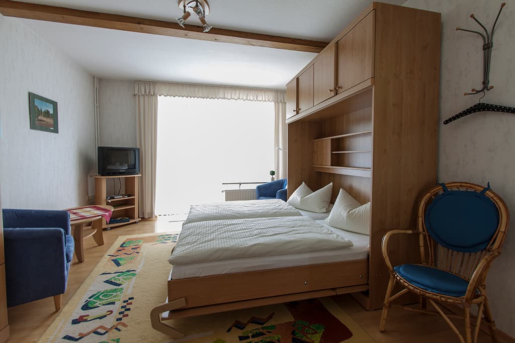 Wohn-Schlafraum Ferienwohnung Bußmann