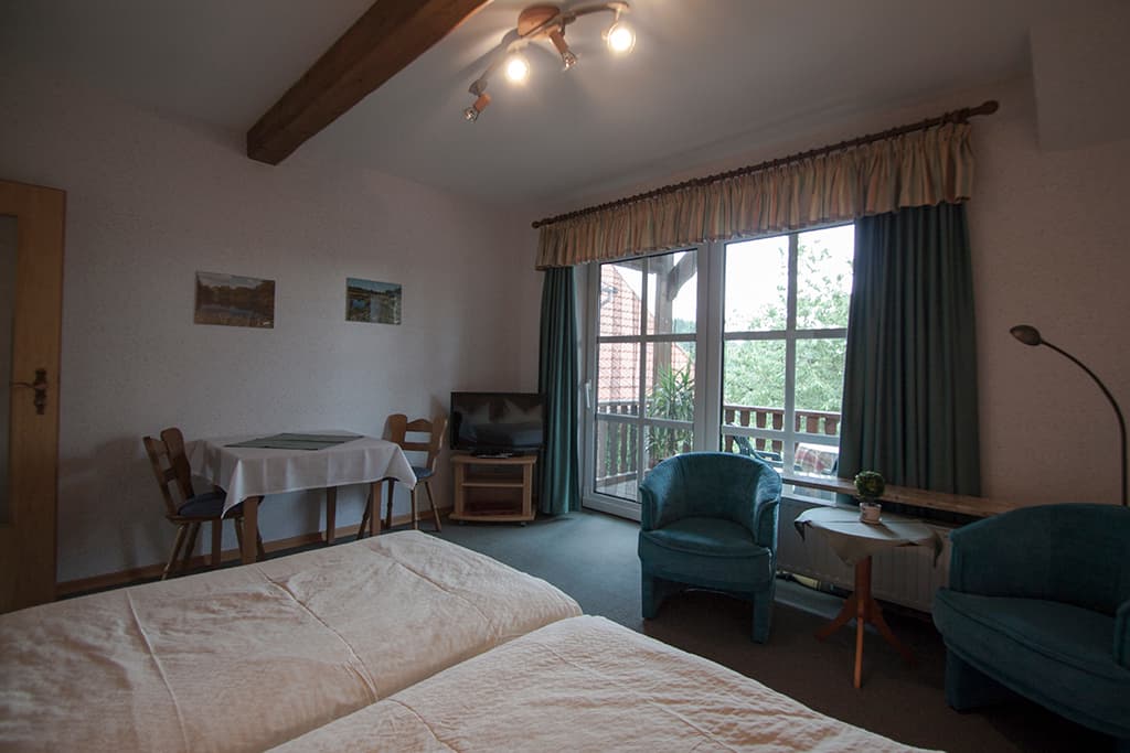 Wohn-Schlafraum Ferienwohnung Bußmann