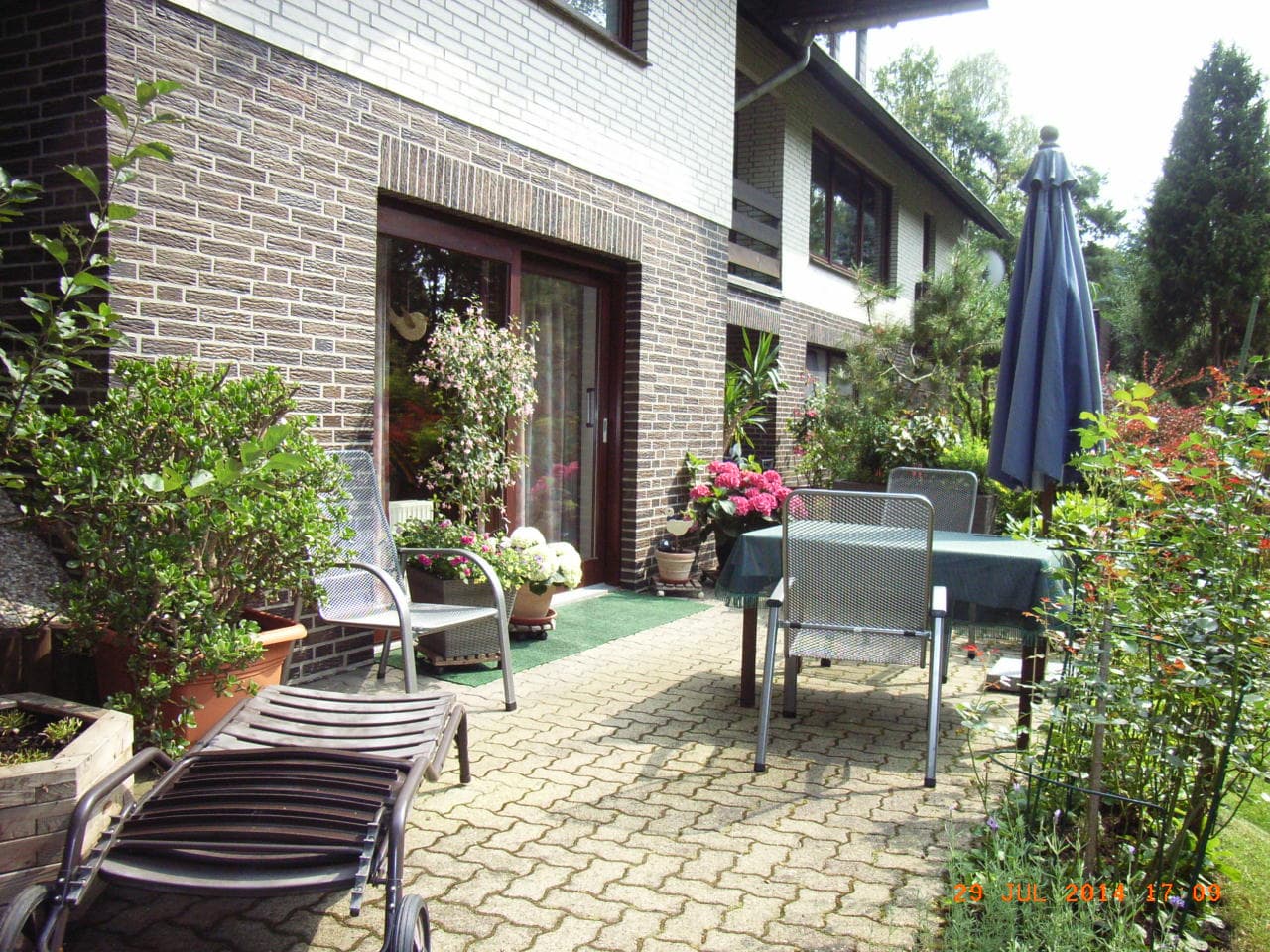 Terrasse FeWo 2 Ferienwohnung Knauer