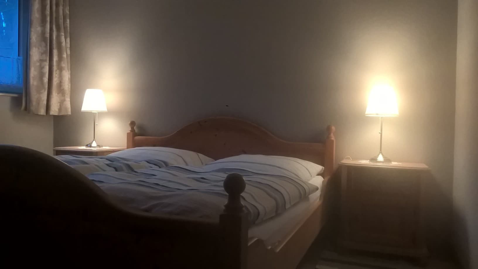 Doppelzimmer in der Privatpension Dischers Hof