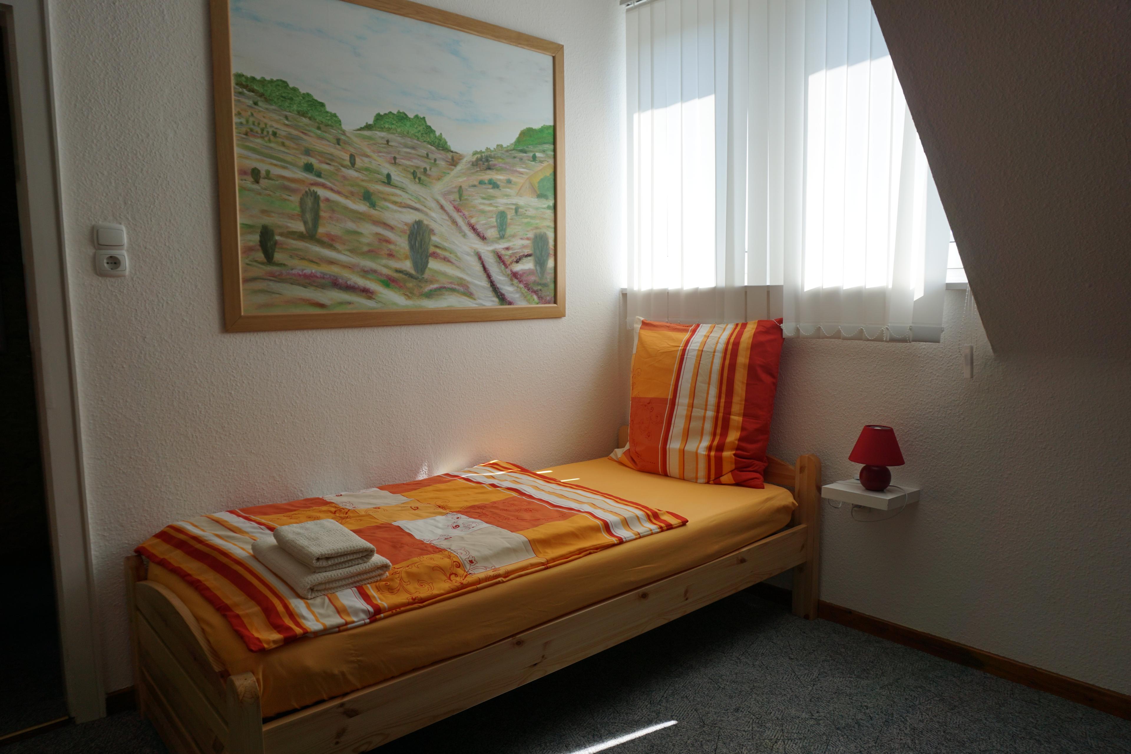 Schlafzimmer OG in Lilis Ferienwohnungen in Munster