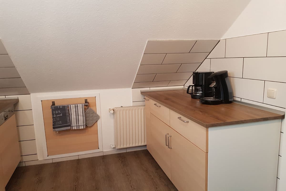 Küche in der Ferienwohnung Wipperau Uelzen