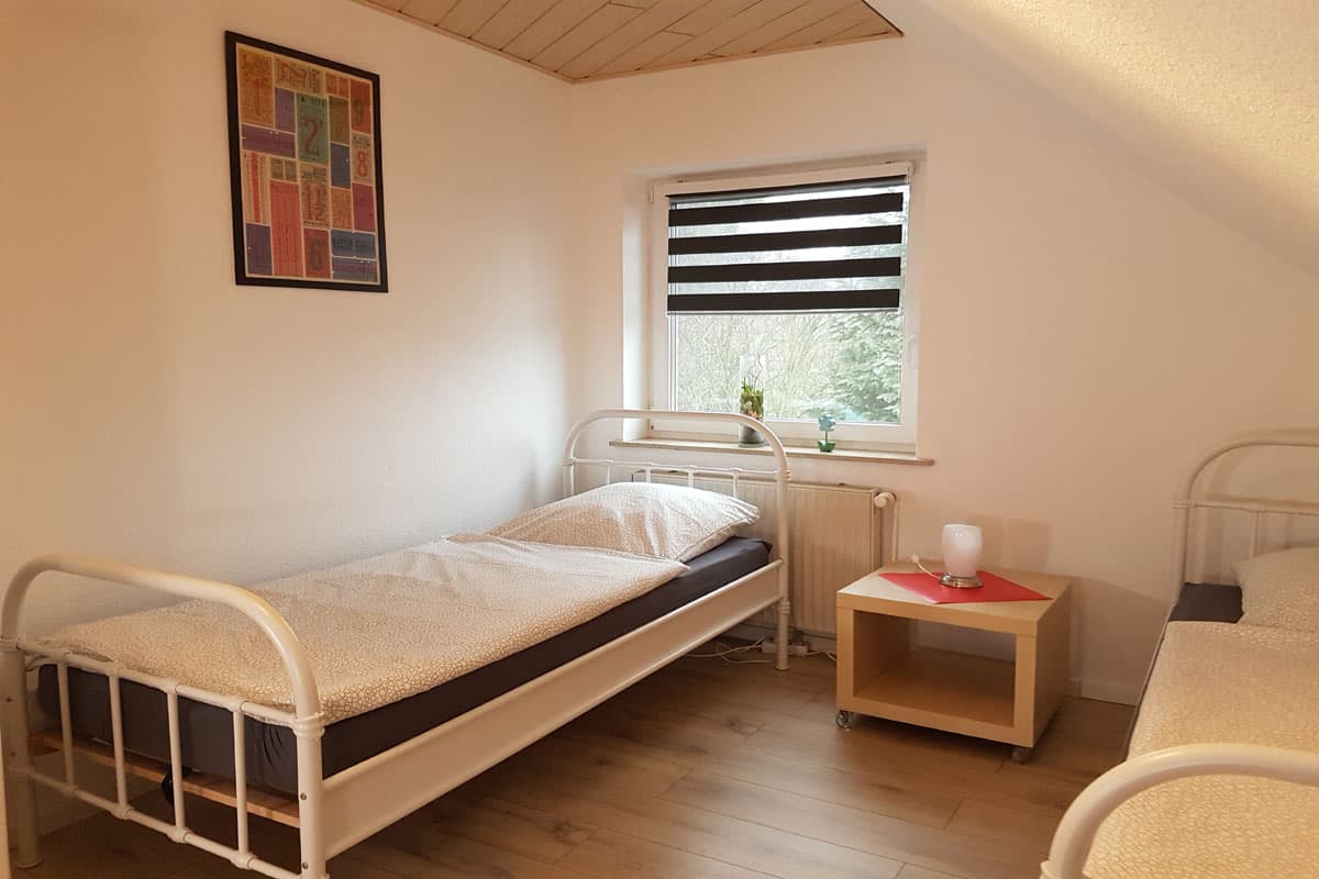 3. Schlafzimmer in der Ferienwohnung Wipperau Uelzen