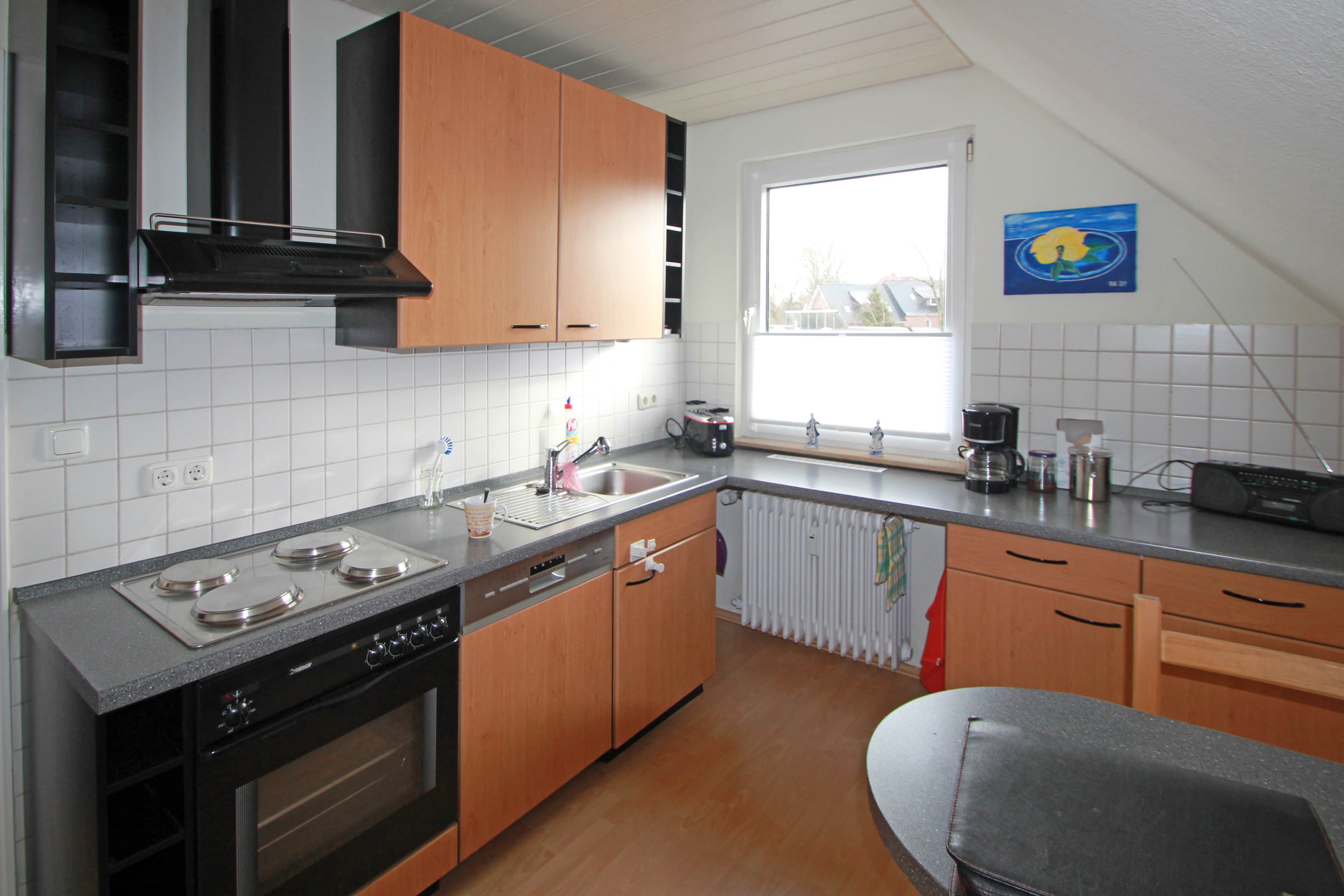 Küche in der Ferienwohnung Rita Dreyer in Celle