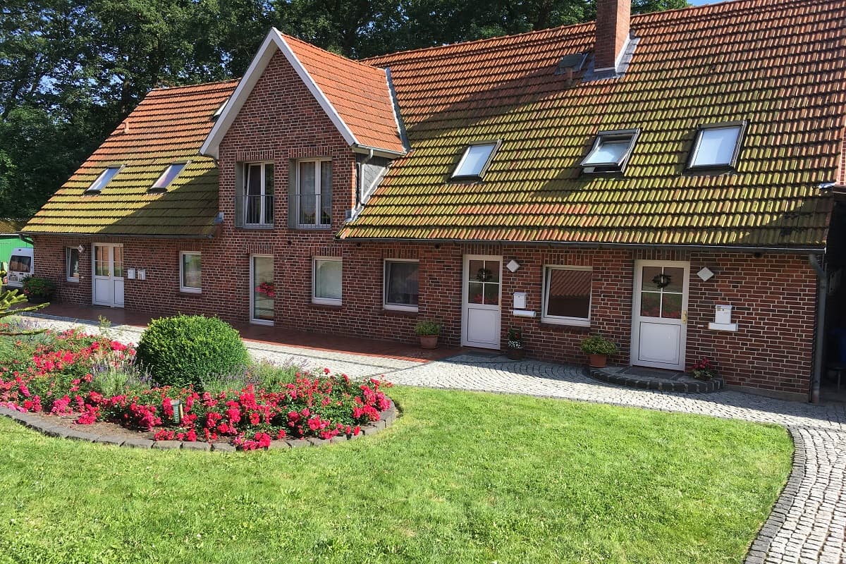 Außenansicht der Ferienwohnungen Thiele in Hollenstedt