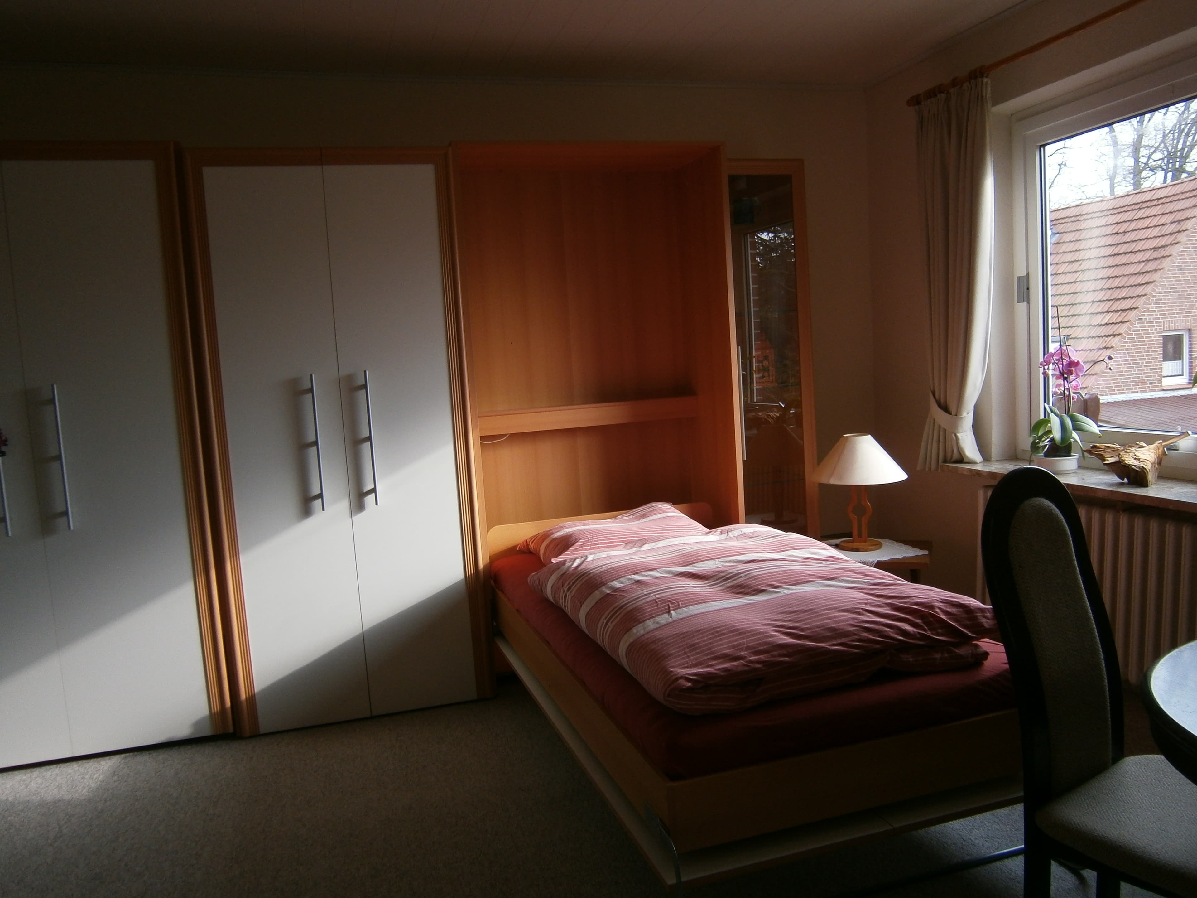 Schrankbett in den Ferienwohnungen Thiele in Hollenstedt