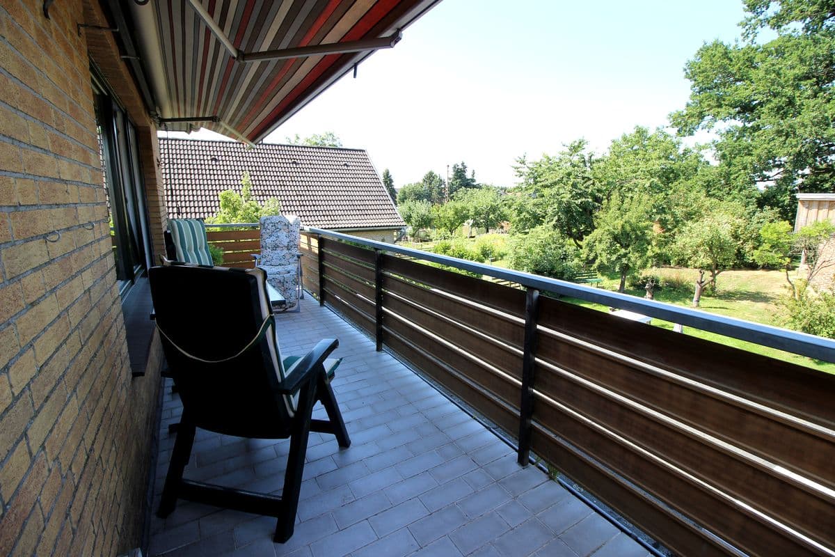 Ferienwohnung Am Moor Balkon