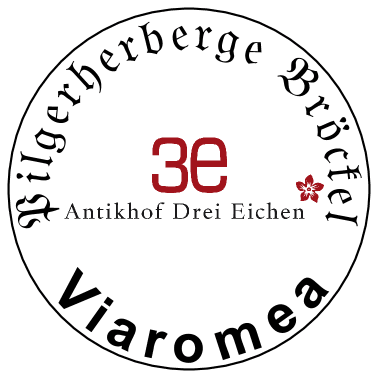 Pilgerstempel Pilgerherberge auf dem Antikhof Drei Eichen