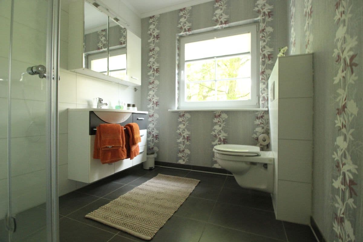 Ferienhaus Hansen Veranda bad wc