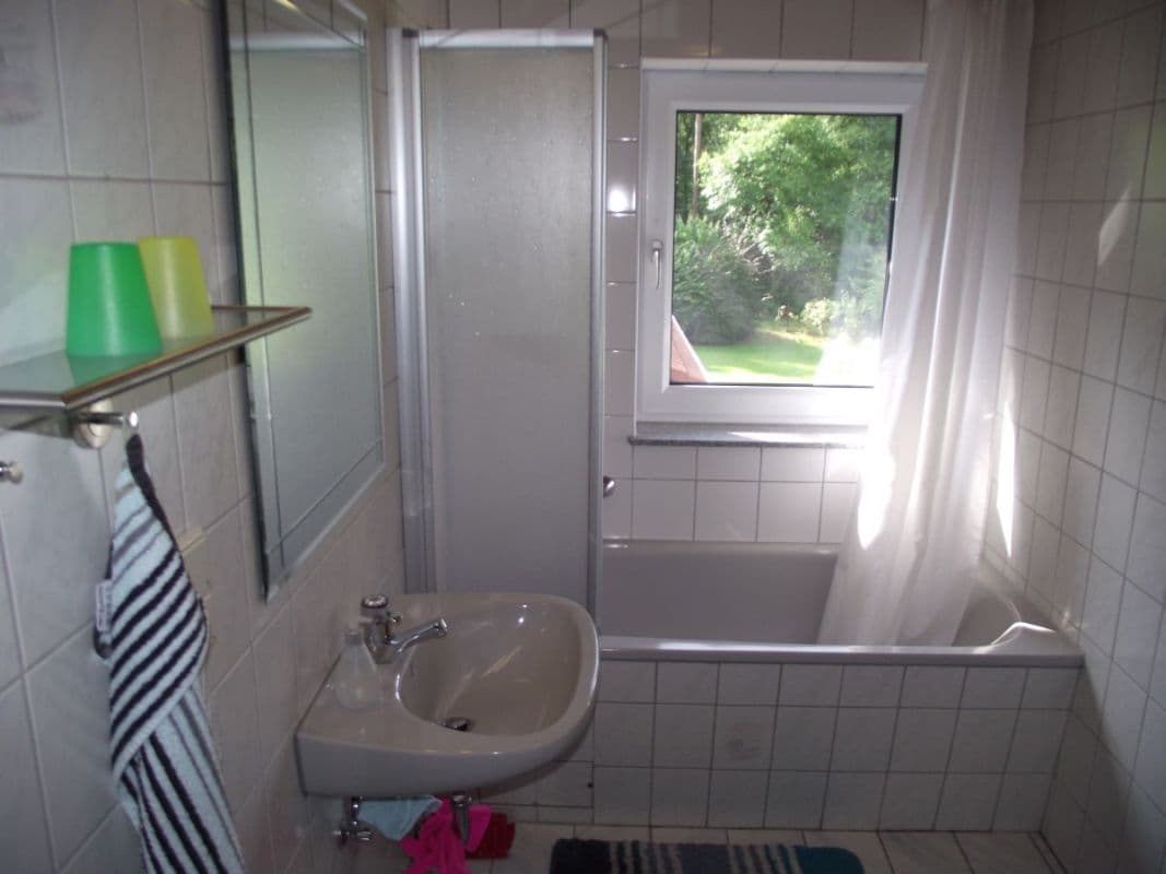 Bad in der Ferienwohnung Krebs in Unterlüß
