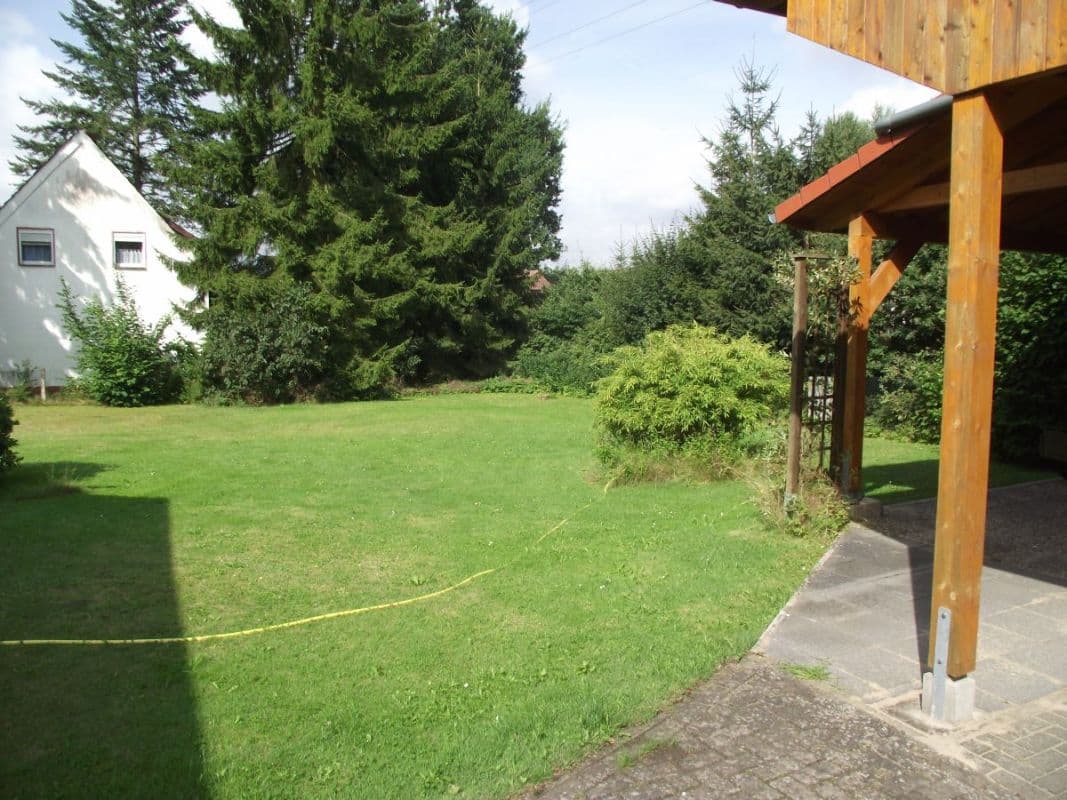 Garten der Ferienwohnung Krebs in Unterlüß