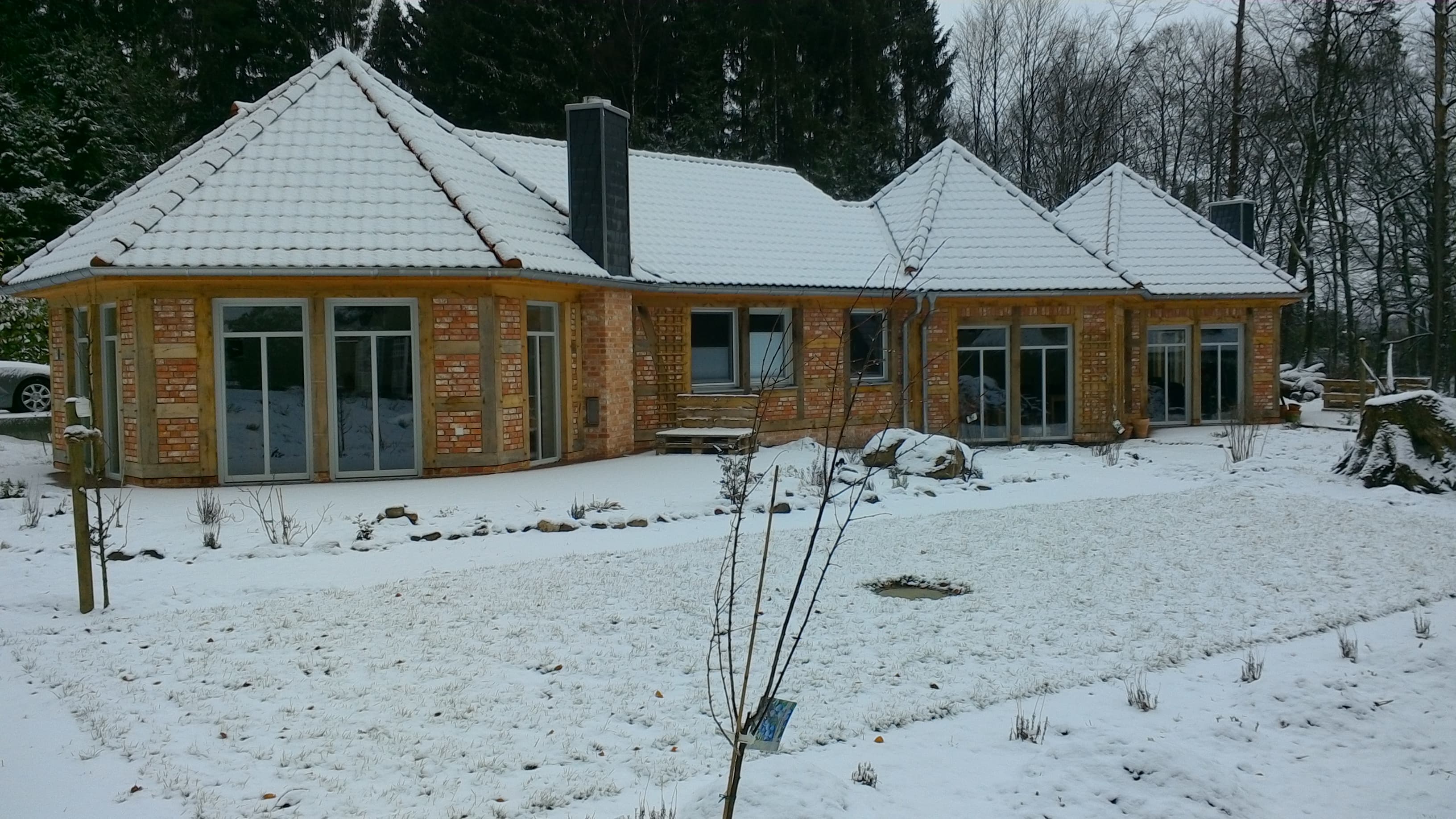 Haus im Schnee