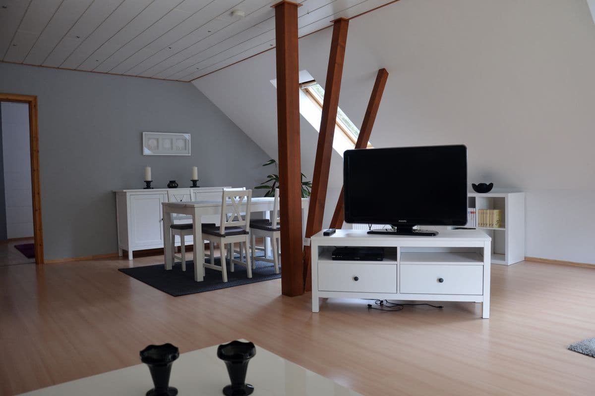 Ferienwohnung am Waldrand Wohnzimmer