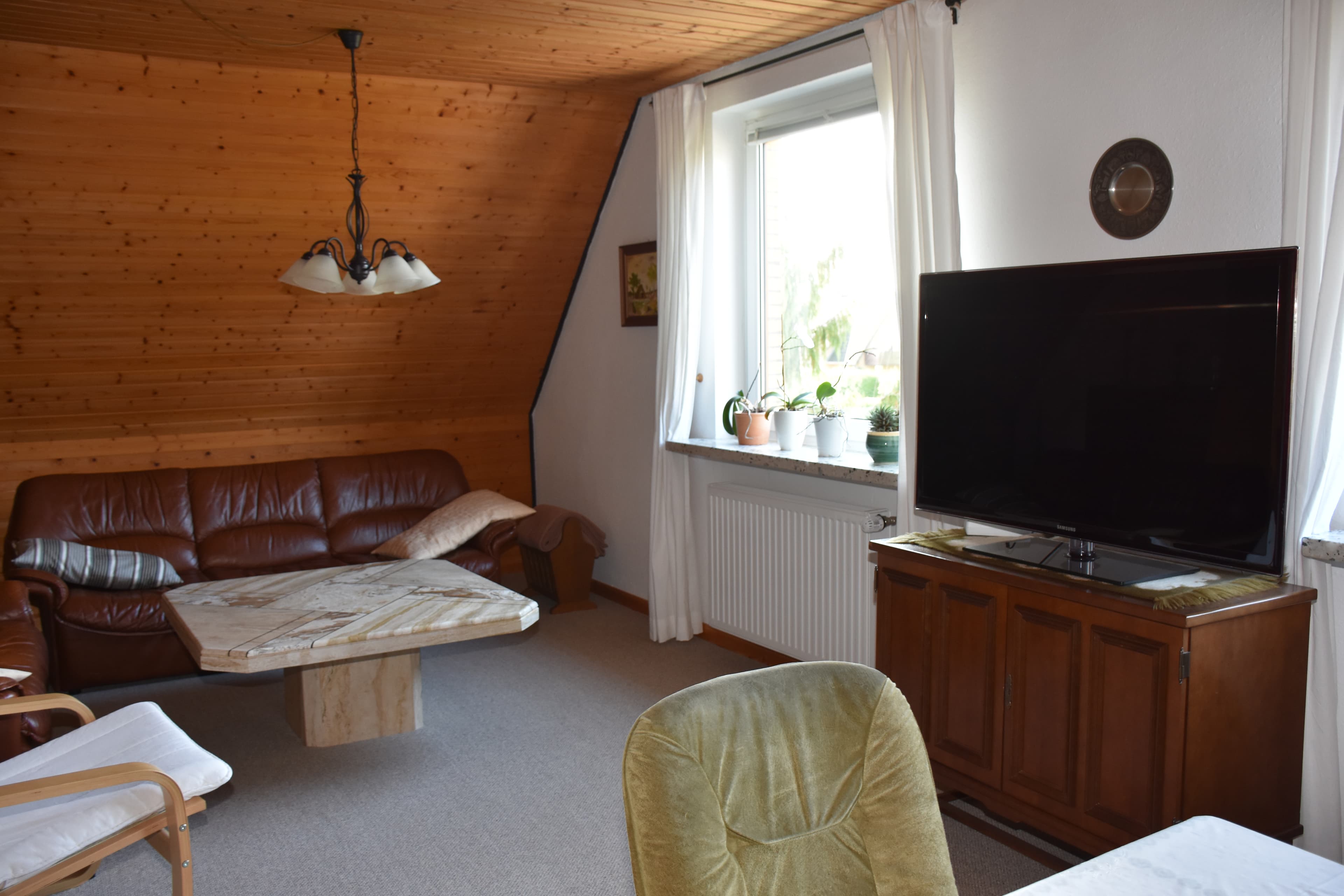 Wohnzimmer Ferienwohnung Schultze