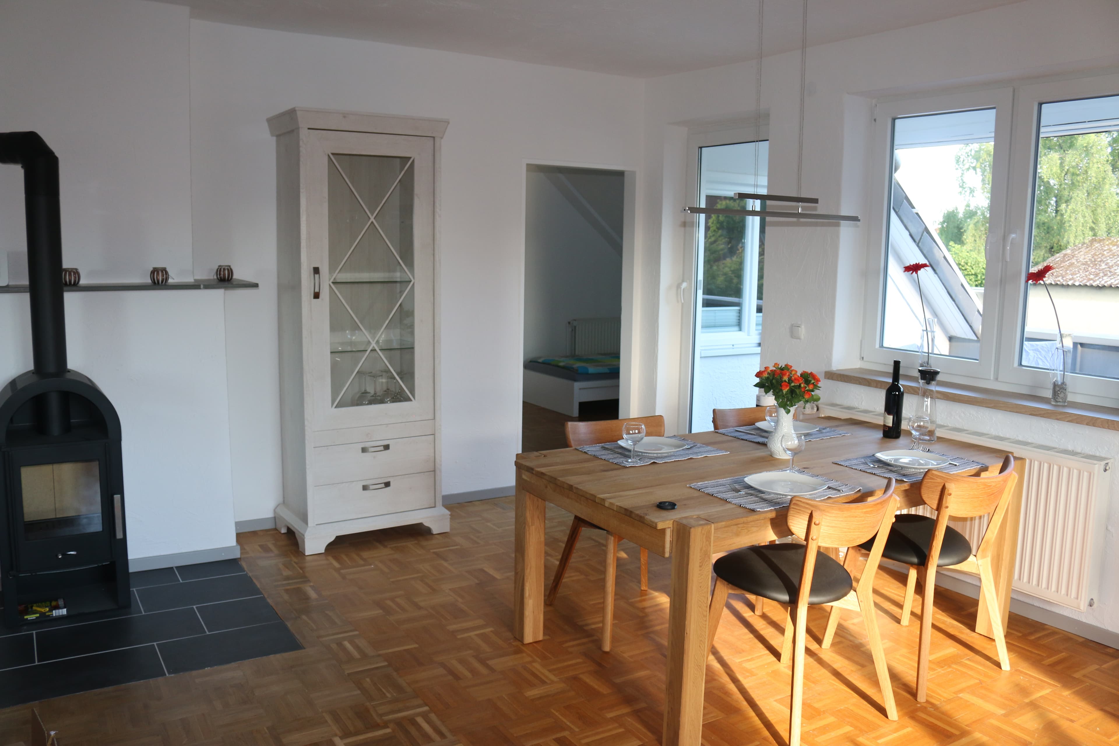 Essbereich in der Ferienwohnung Familie Baasch in Embsen