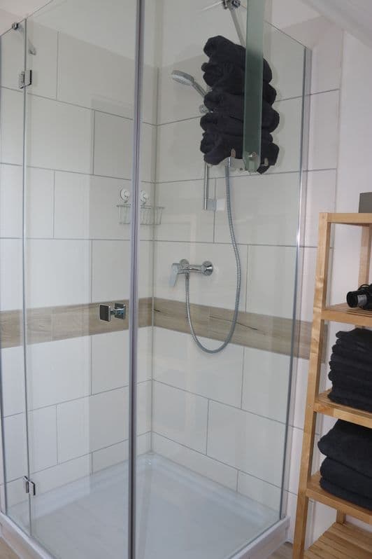 Badezimmer in der Ferienwohnung Familie Baasch in Embsen