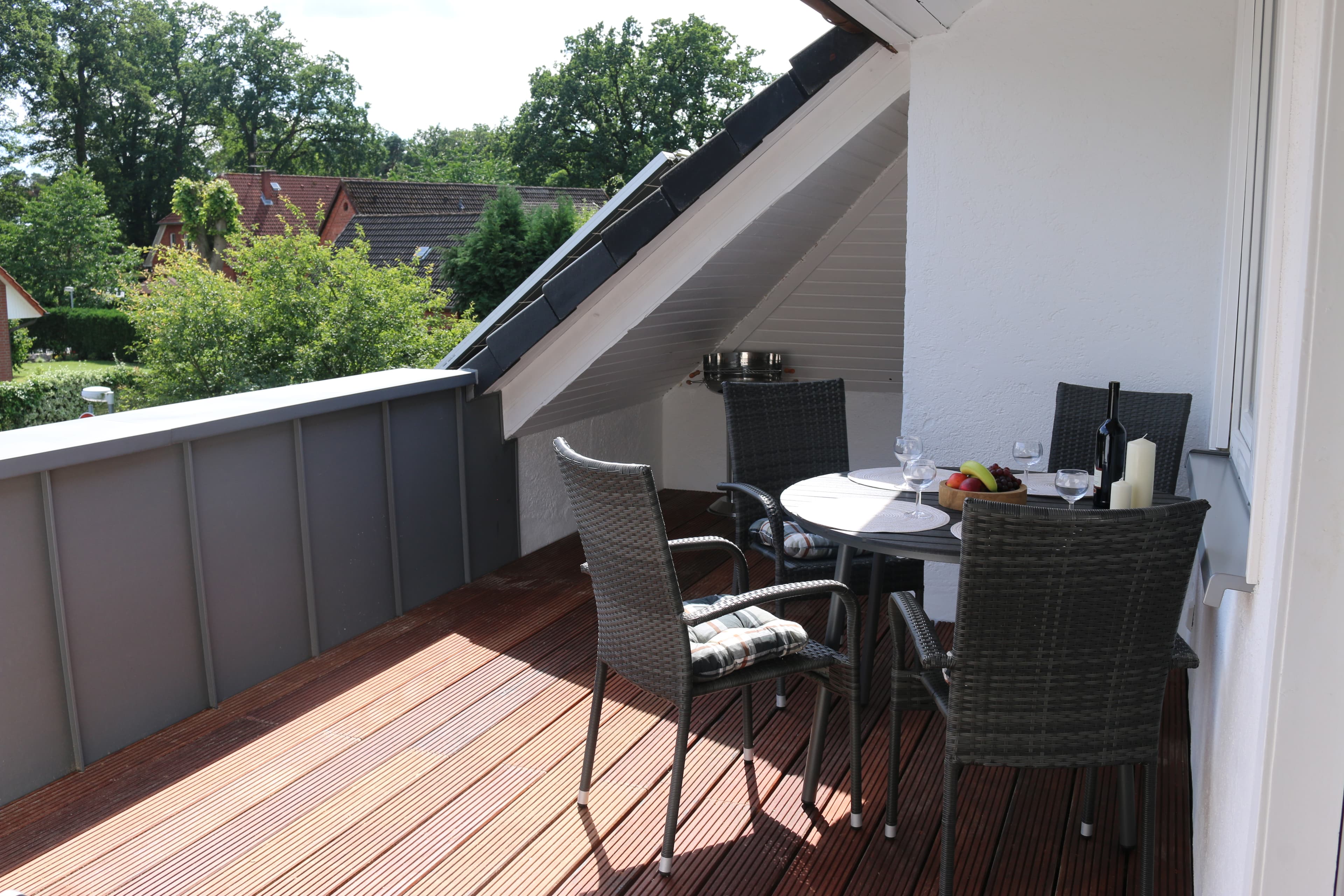 Ferienwohnung Familie Baasch Loggia 