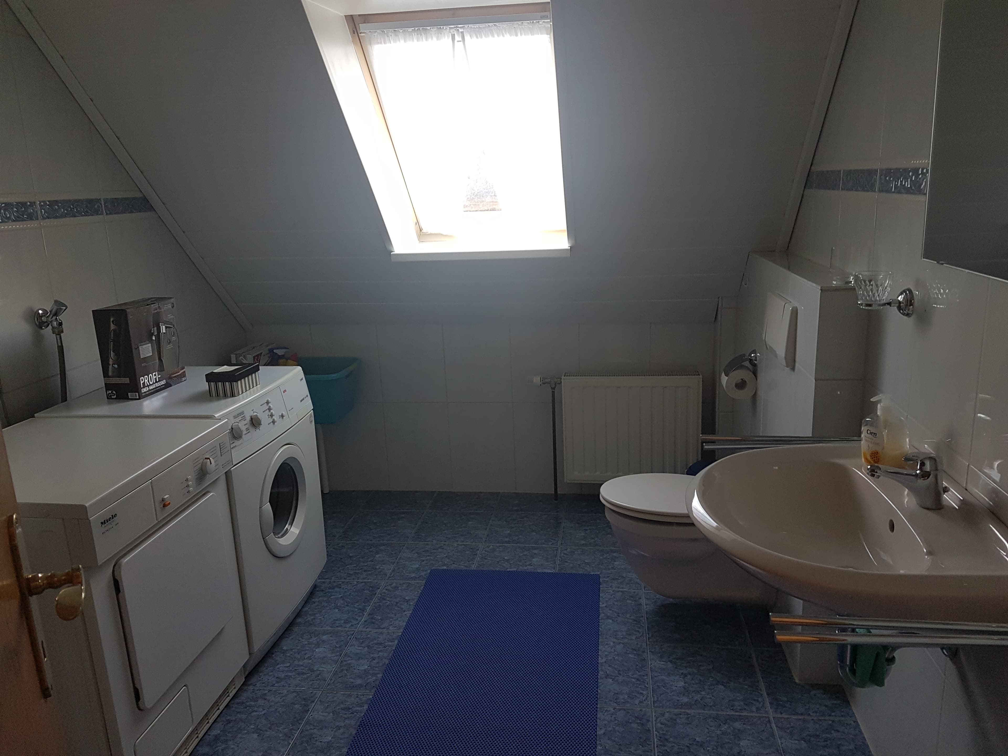 Bad in der Ferienwohnung am Seepark in Bad Bodenteich