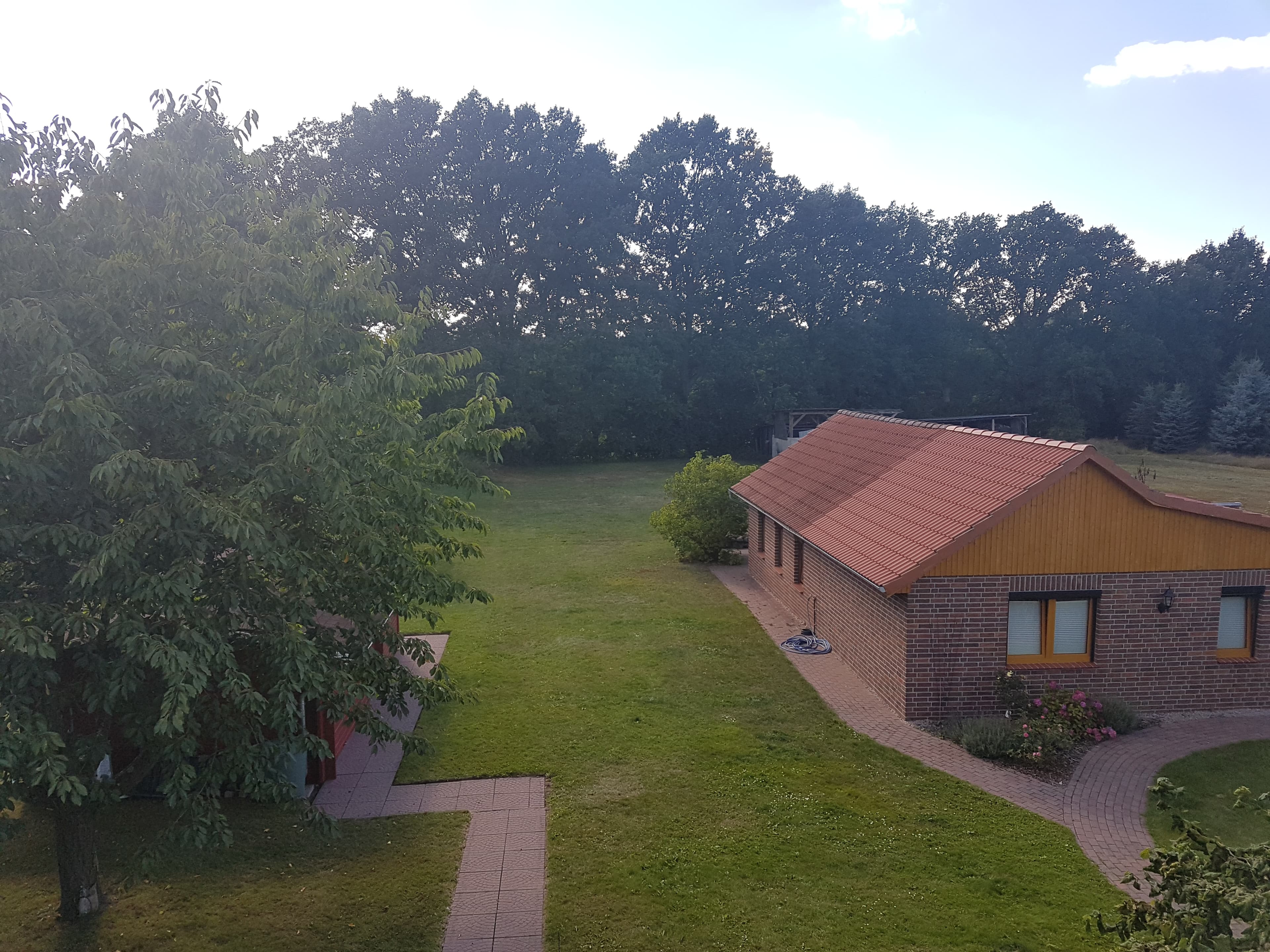 Ferienwohnung am Seepark Balkonaussicht