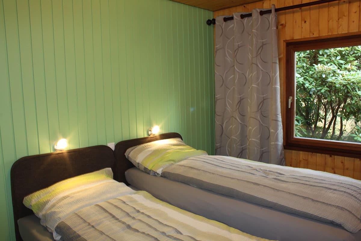 Schlafzimmer oben im Ferienhaus