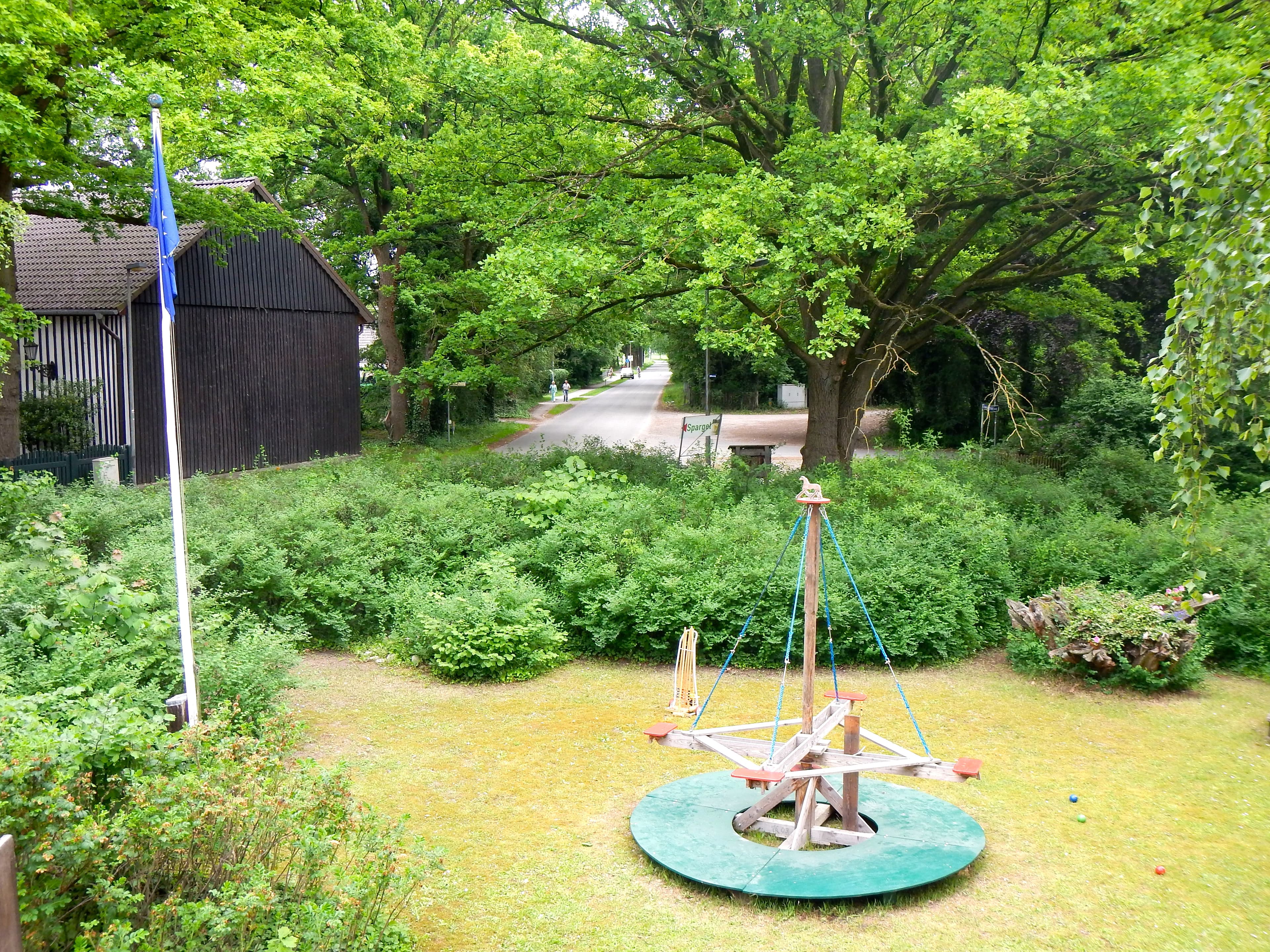 Blick aus dem Fenster vom Historischen Ferienhaus "Alte Schmiede"