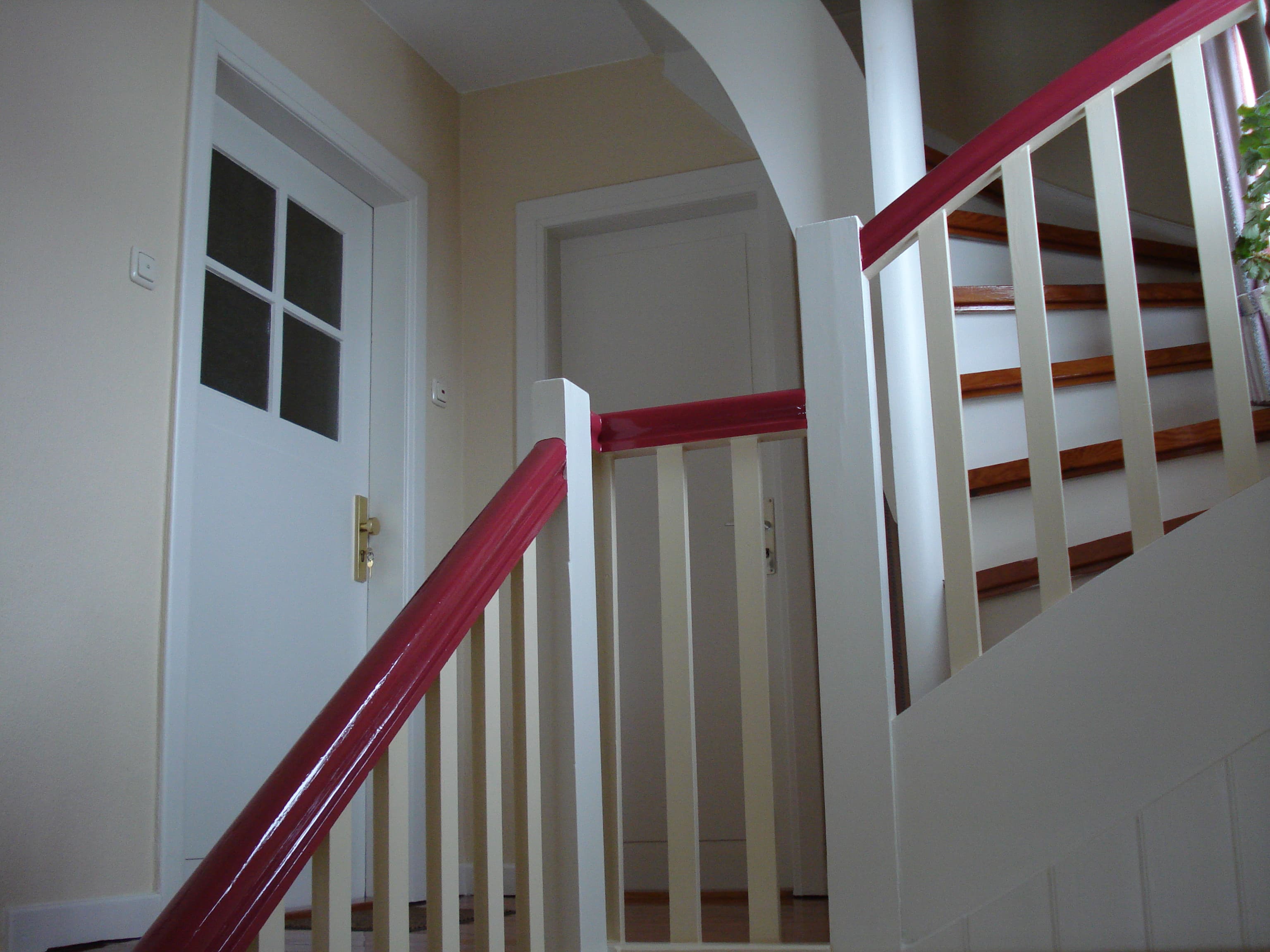 Eingang zur Wohnung Pape in Lüneburg vom Treppenhaus aus