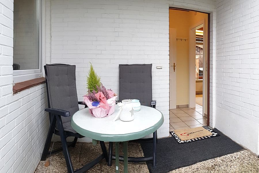 Sitzecke in der Ferienwohnung Quast in Hanstedt