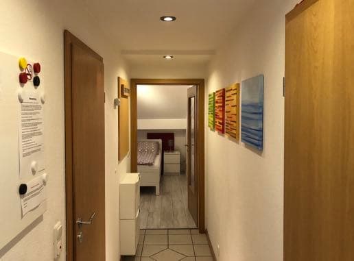 Flur in dem Appartement-im-Rosengarten