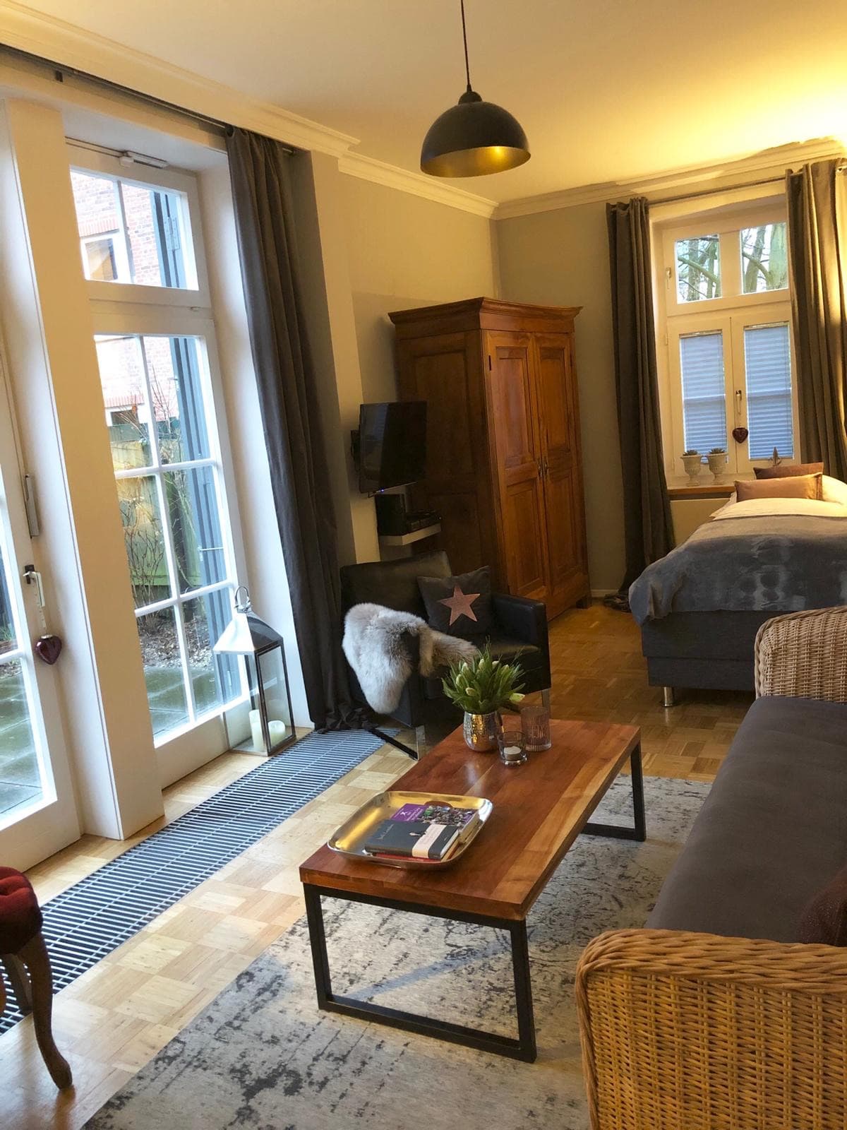 Wohnbereich in der Ferienwohnung Meinecke in Celle