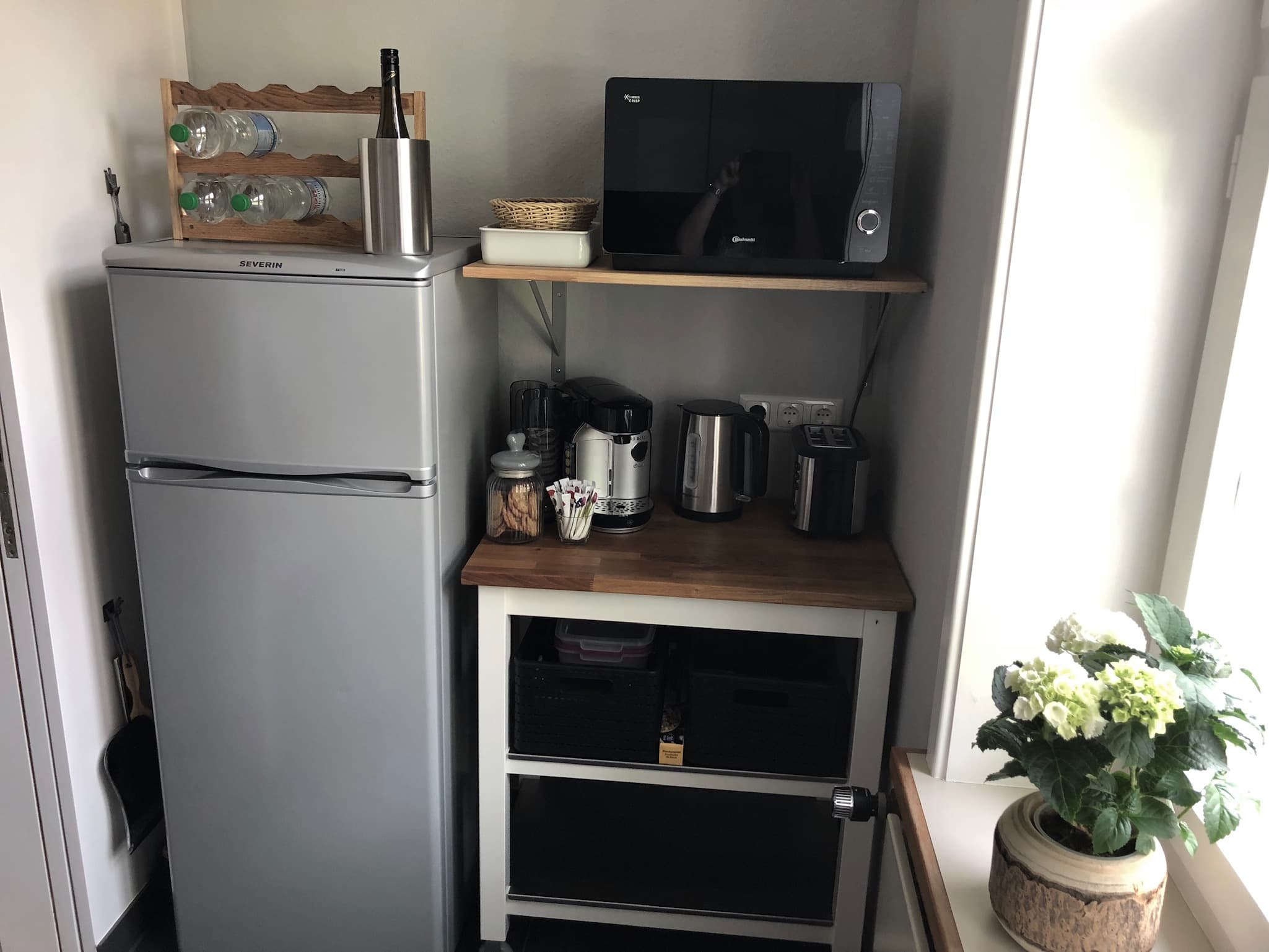 Küche in der Ferienwohnung Meinecke in Celle