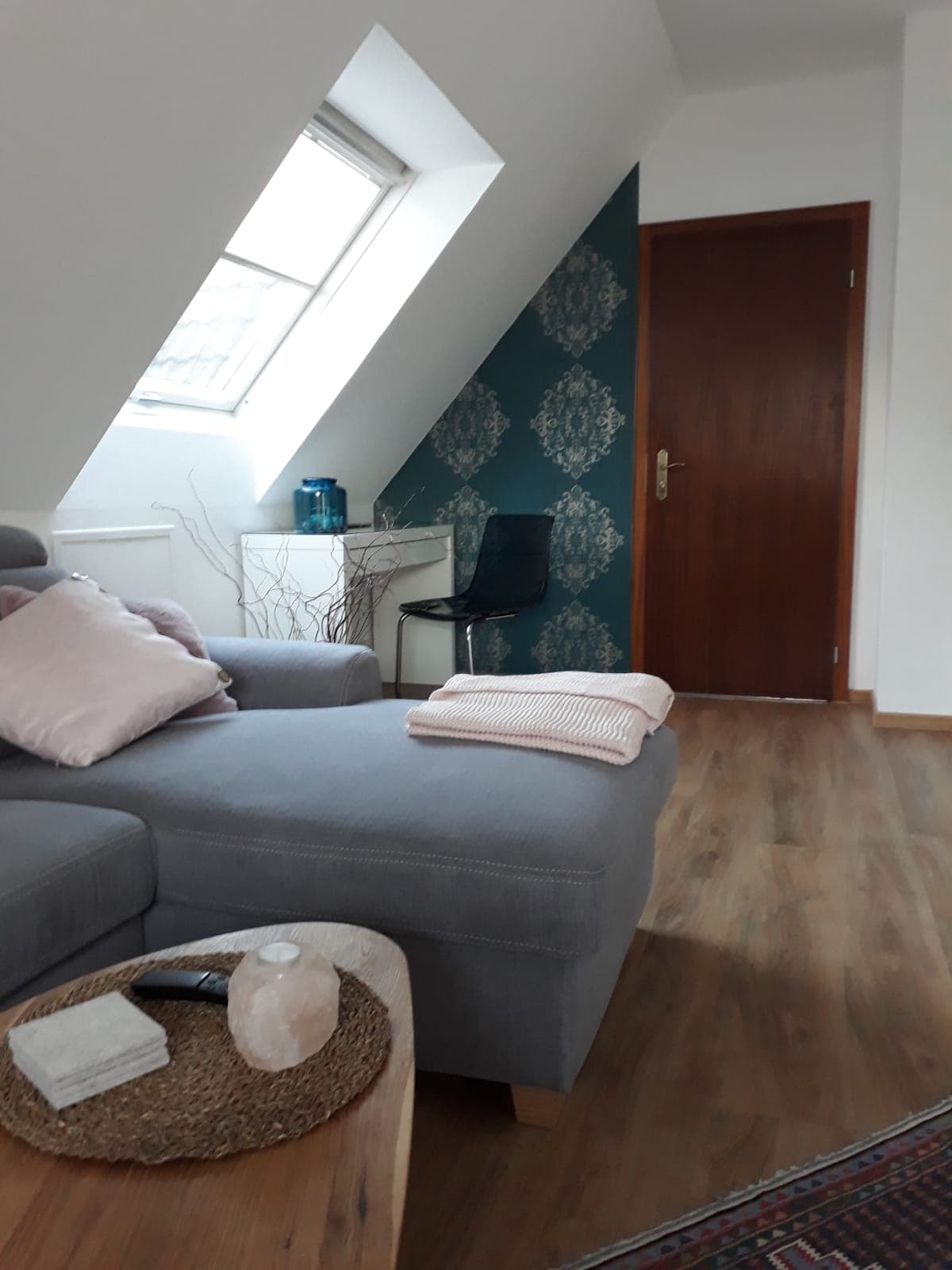 Ferienwohnung Weiße Wolke Wohnzimmer