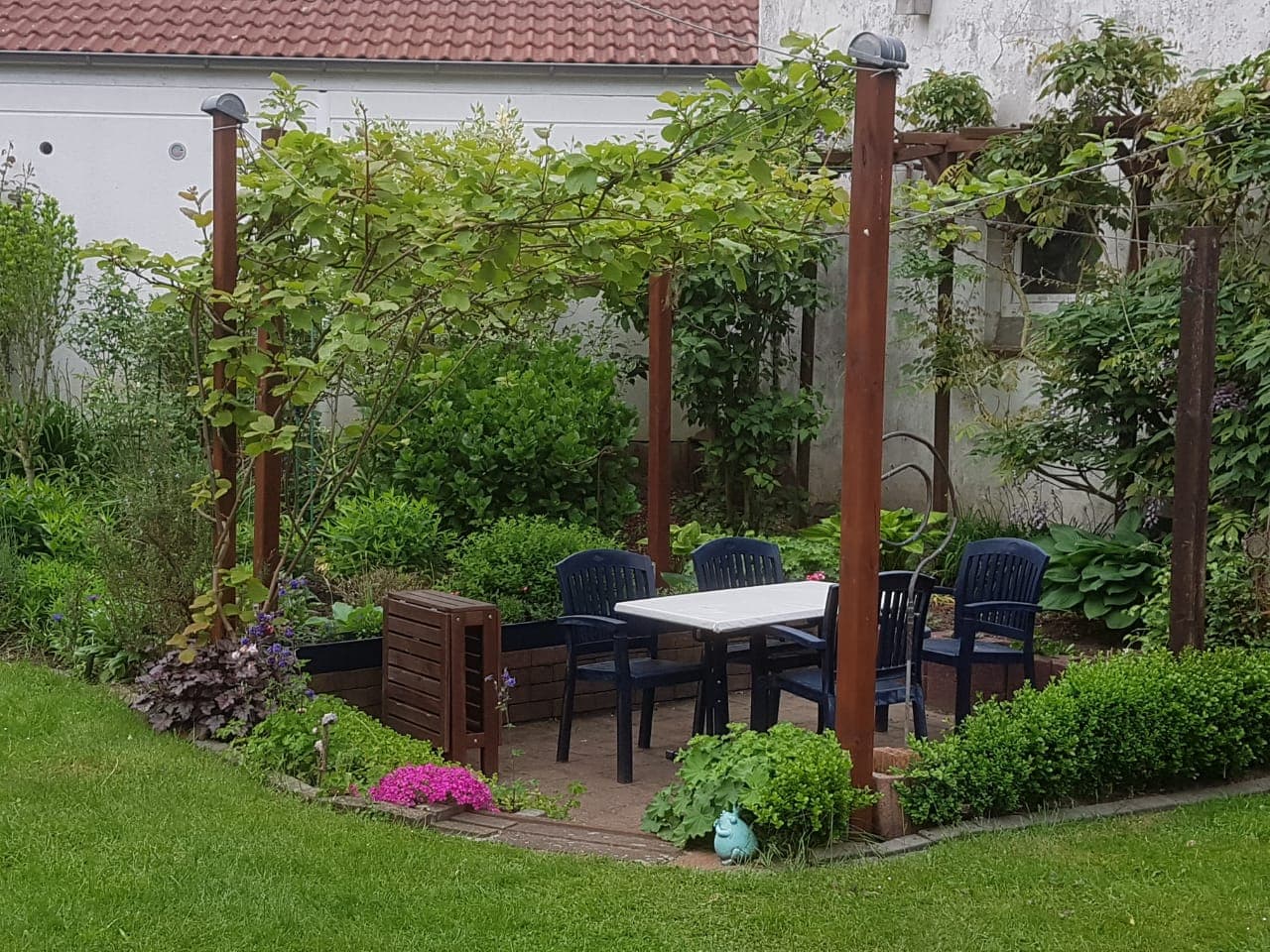 Garten der Ferienwohnung Fritz Dreyer in Celle