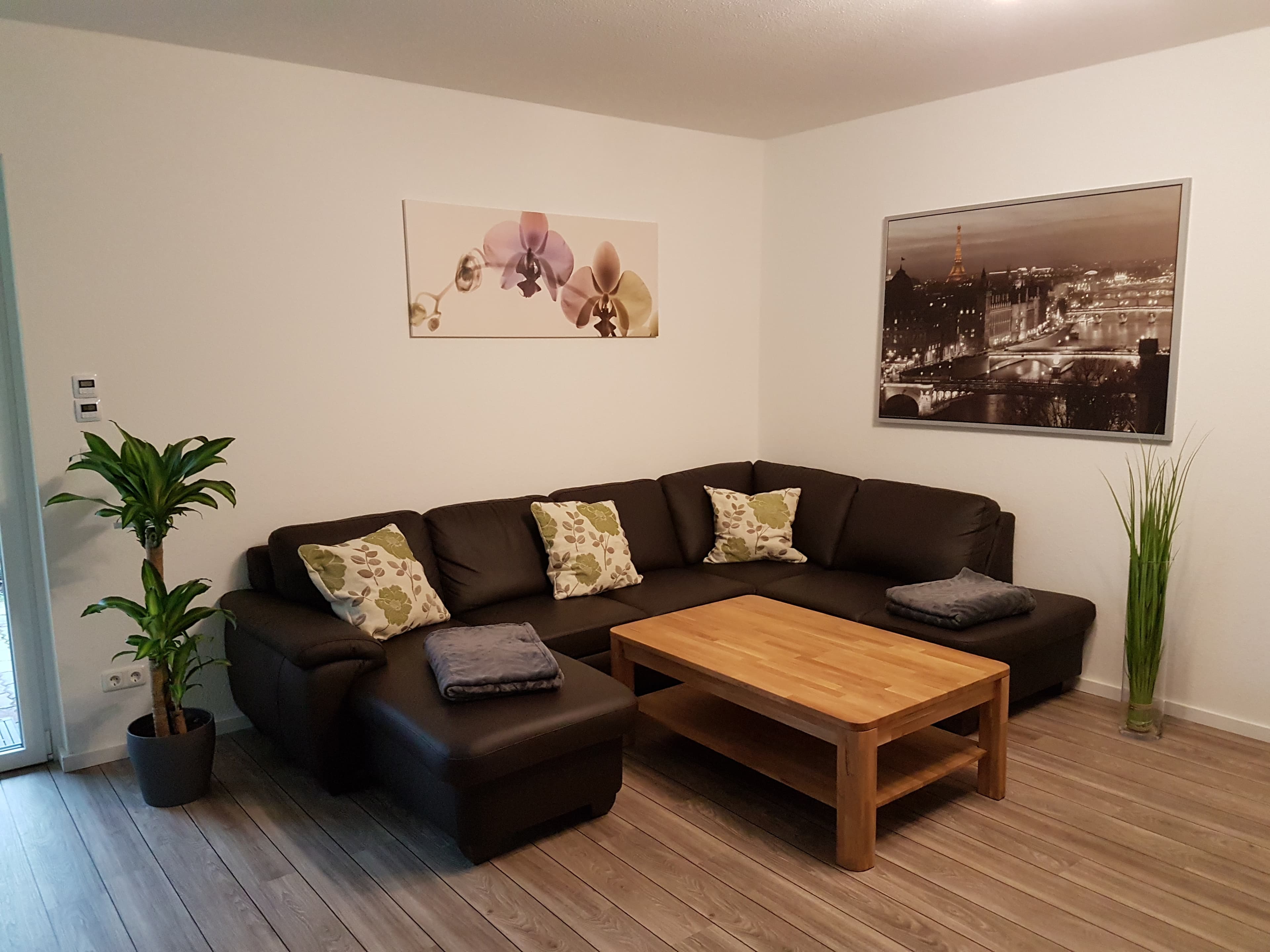 Wohnzimmer in der Ferienwohnung am Höpen in Schneverdingen