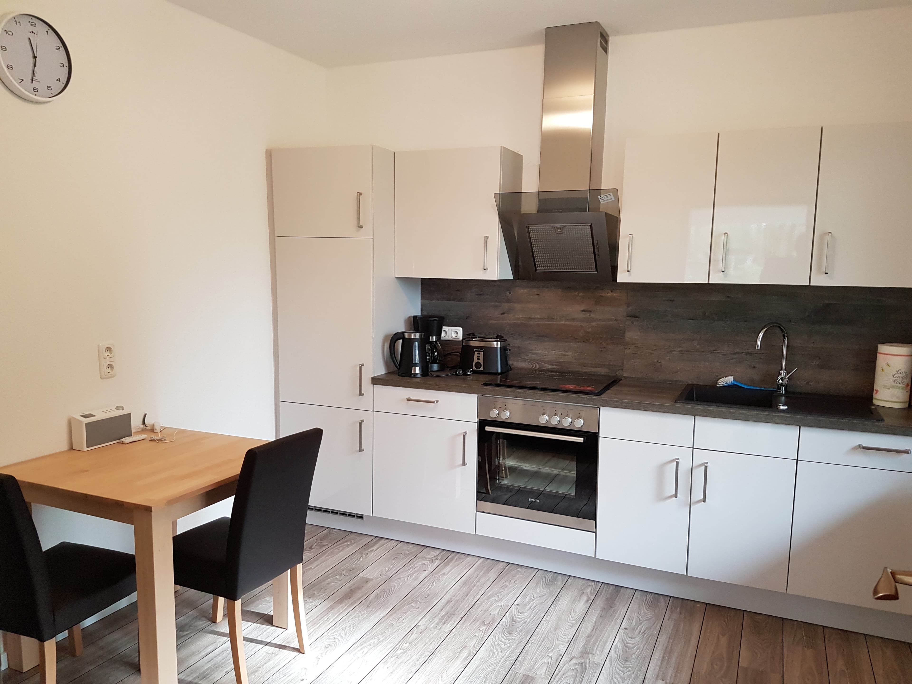 Küche in der Ferienwohnung am Höpen in Schneverdingen