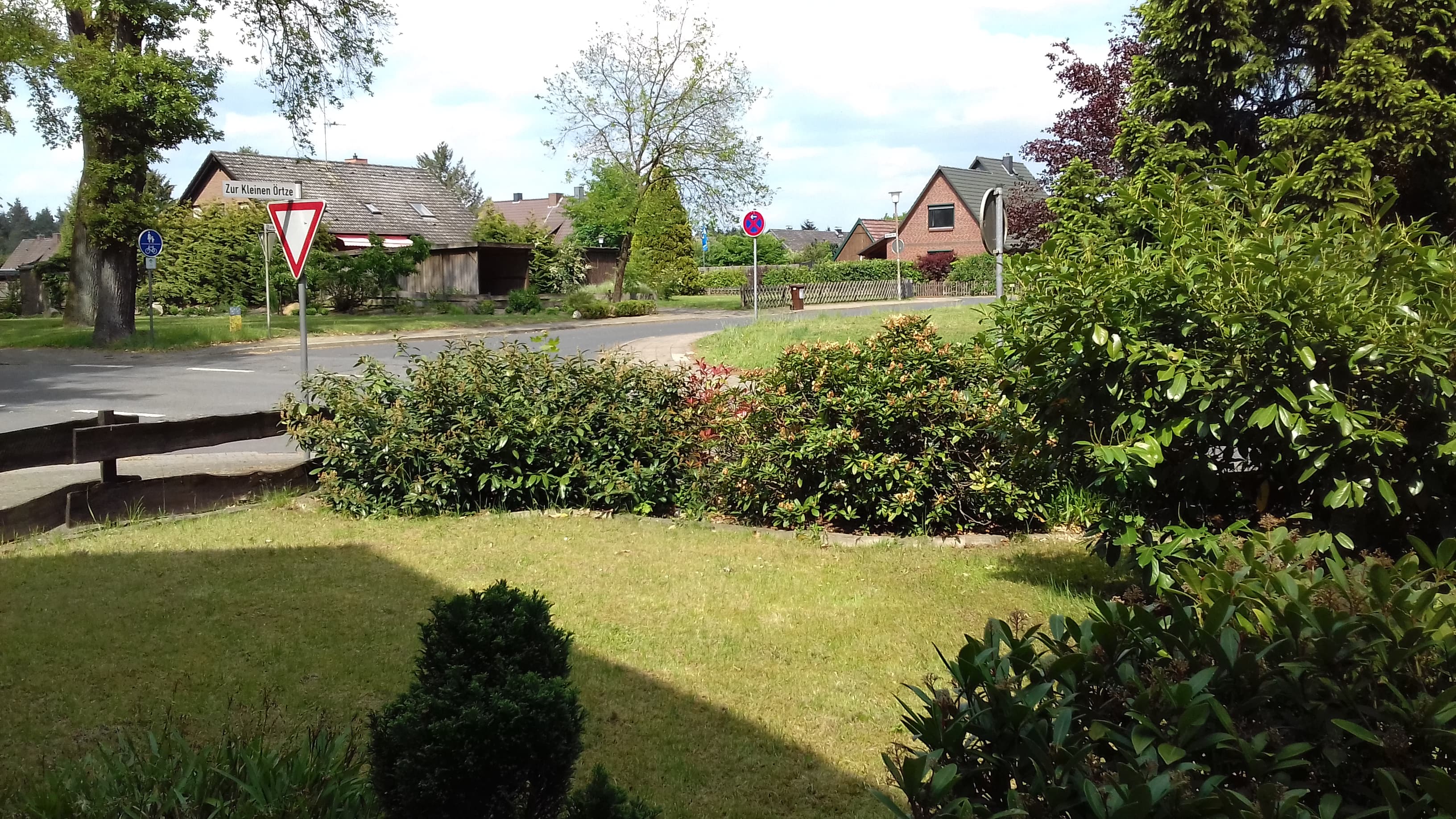 Garten der Ferienwohnung Zur großen Buche in Munster