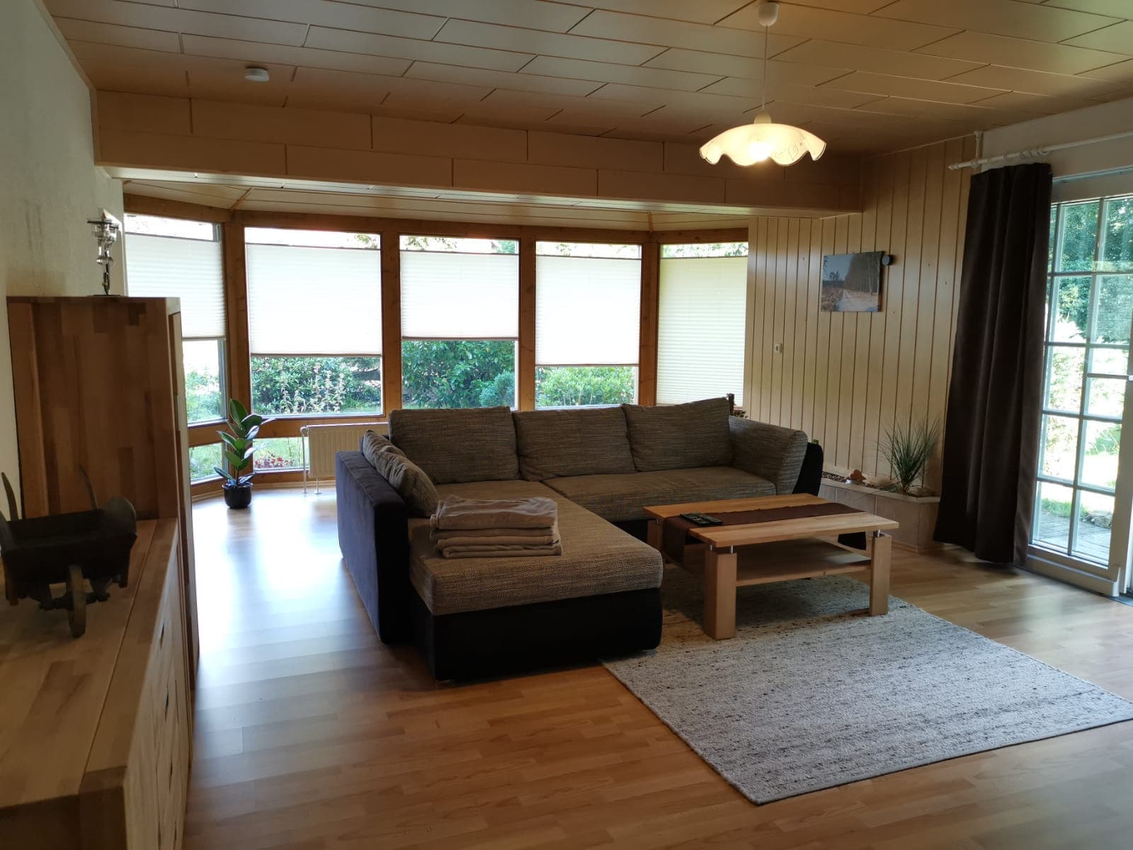 Wohnzimmer in der Ferienwohnung Zur großen Buche in Munster