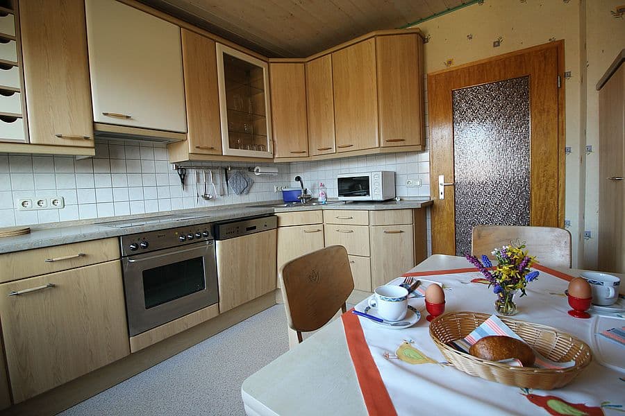Küche in der Ferienwohnung Ahrens Müden Örtze