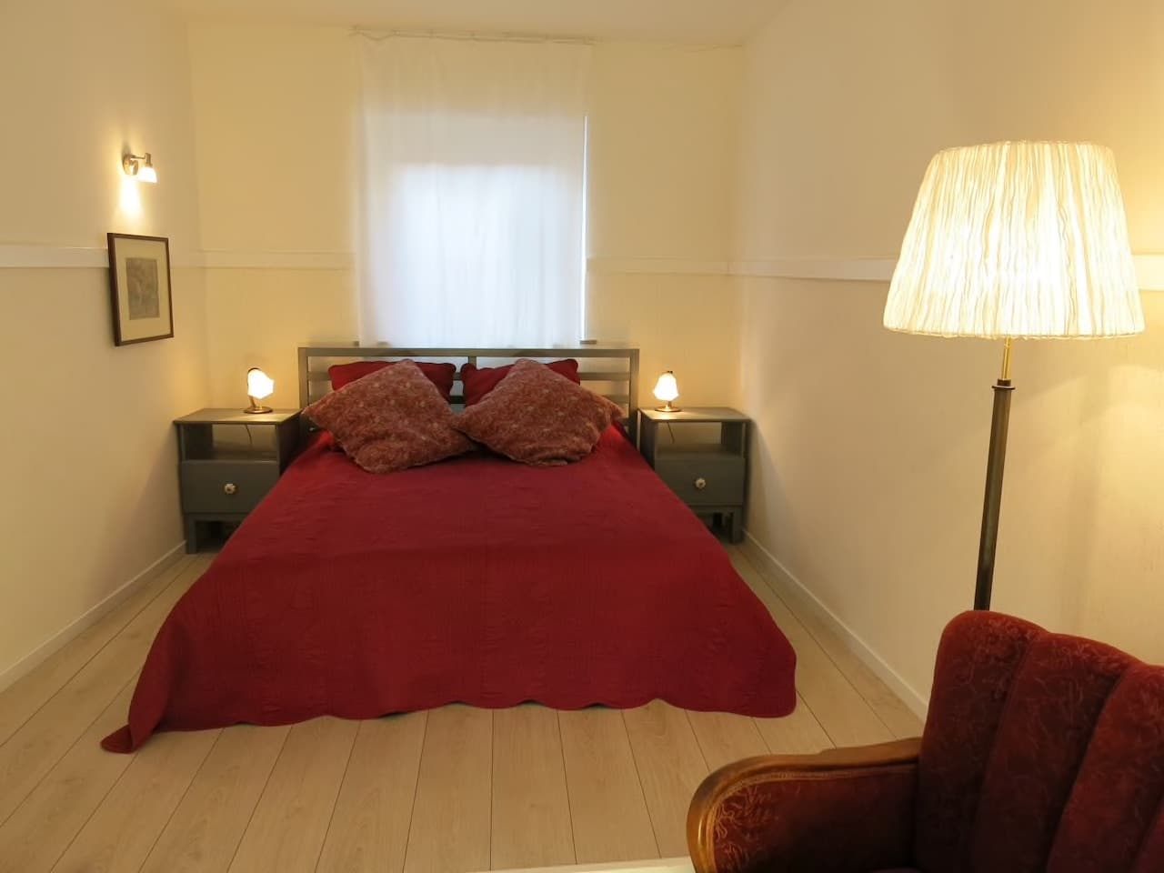 Schlafzimmer in dem Altstadt Apartment in Lüneburg